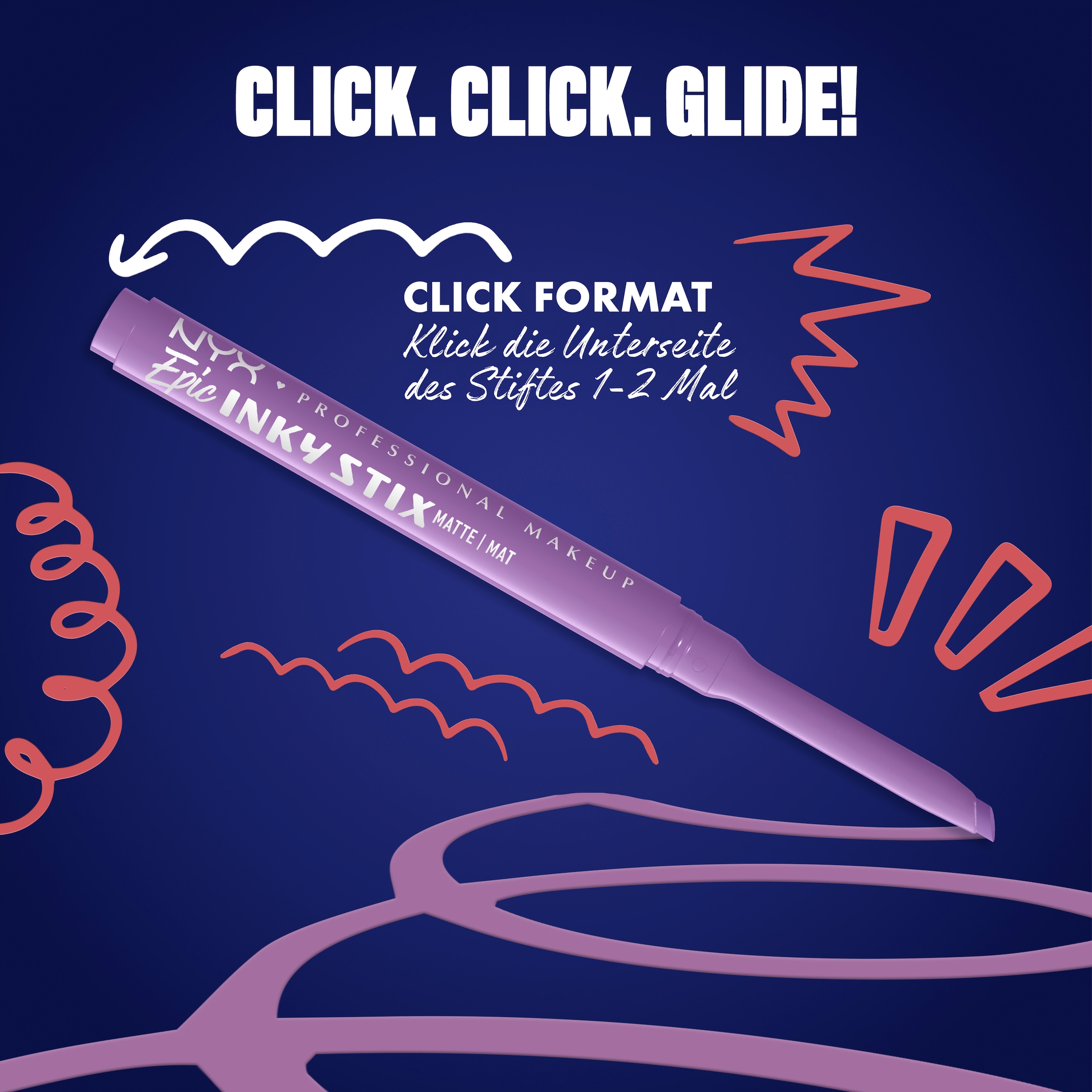 NYX Eyeliner »NYX Professional Makeup Epic Inky Stix Cream Gel Eyeliner« ideal für definierte Lidstriche und vielfältige, ausdrucksstarke Looks