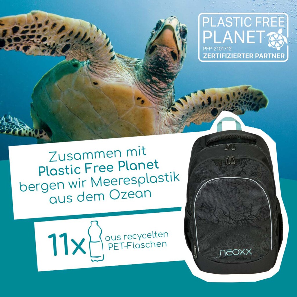 neoxx Schulrucksack »Fly, Queen of the Nite«, Reflektionsnaht