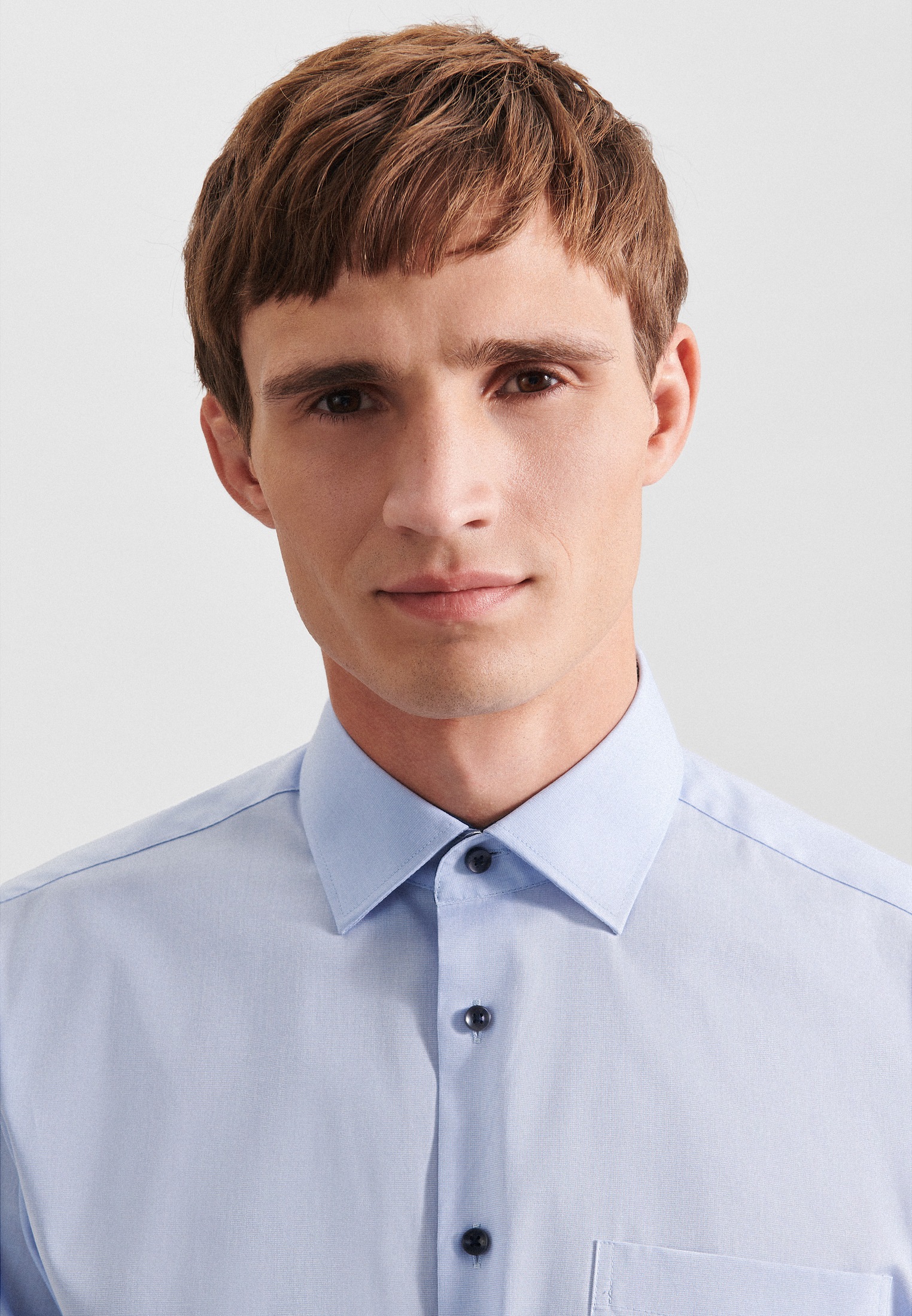 seidensticker Businesshemd »Schwarze Rose« Regular 1/1 Kentkragen Uni