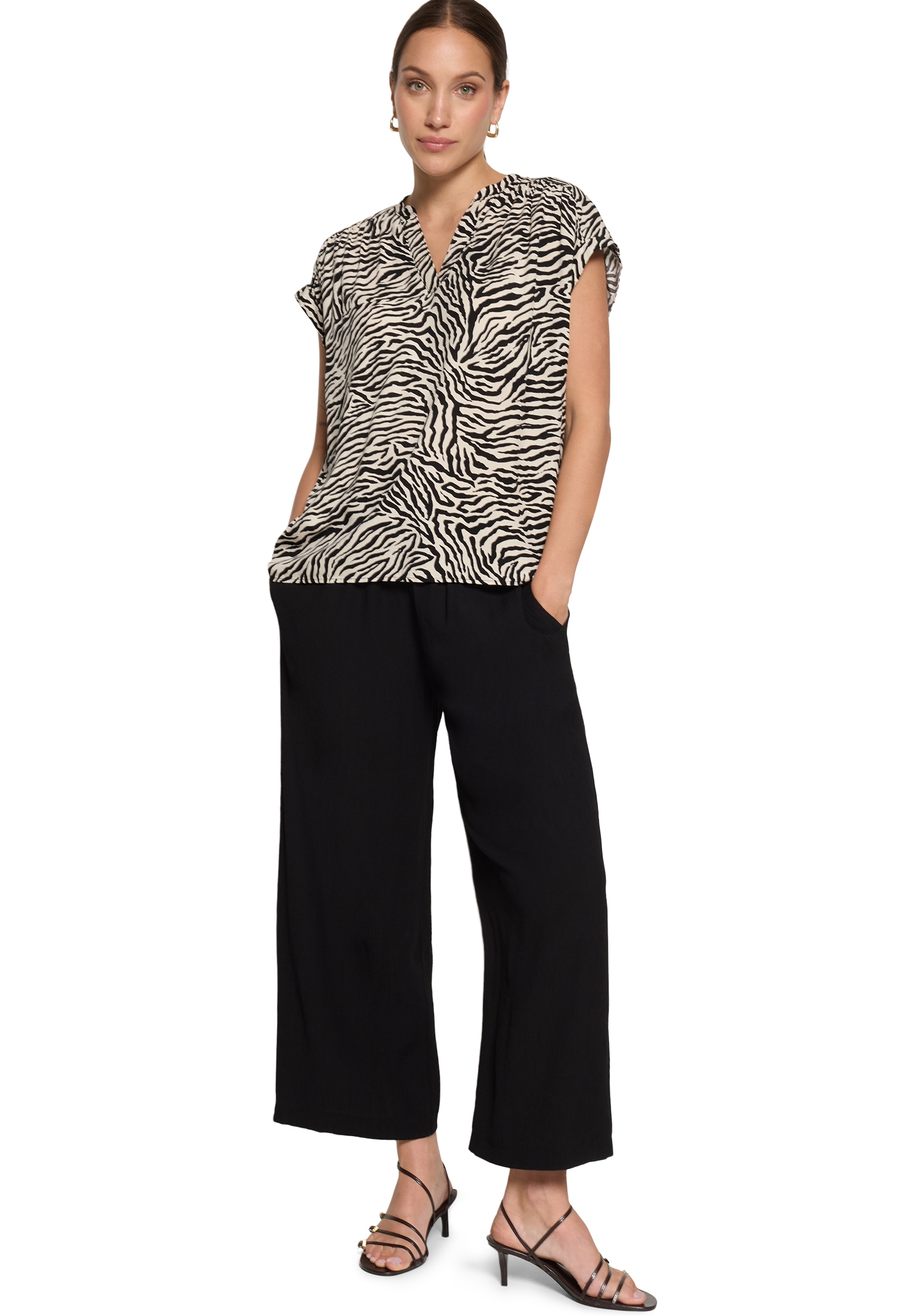 Zero Schlupfbluse »Schlupfbluse mit Animalprint«