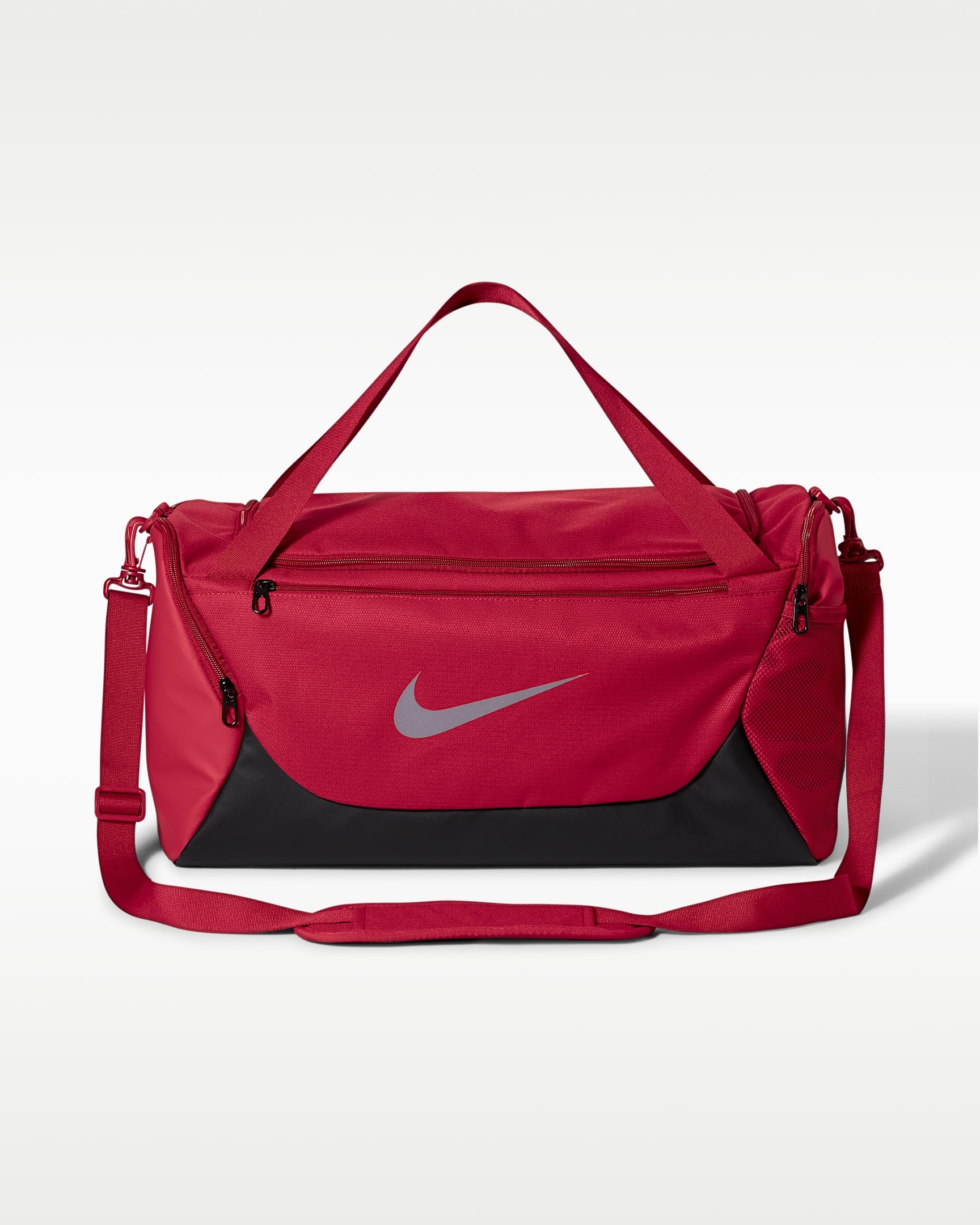 Nike Sporttasche »NK BRSLA S DUFF - X« mit belüftetem Seitenfach, aus Polyester