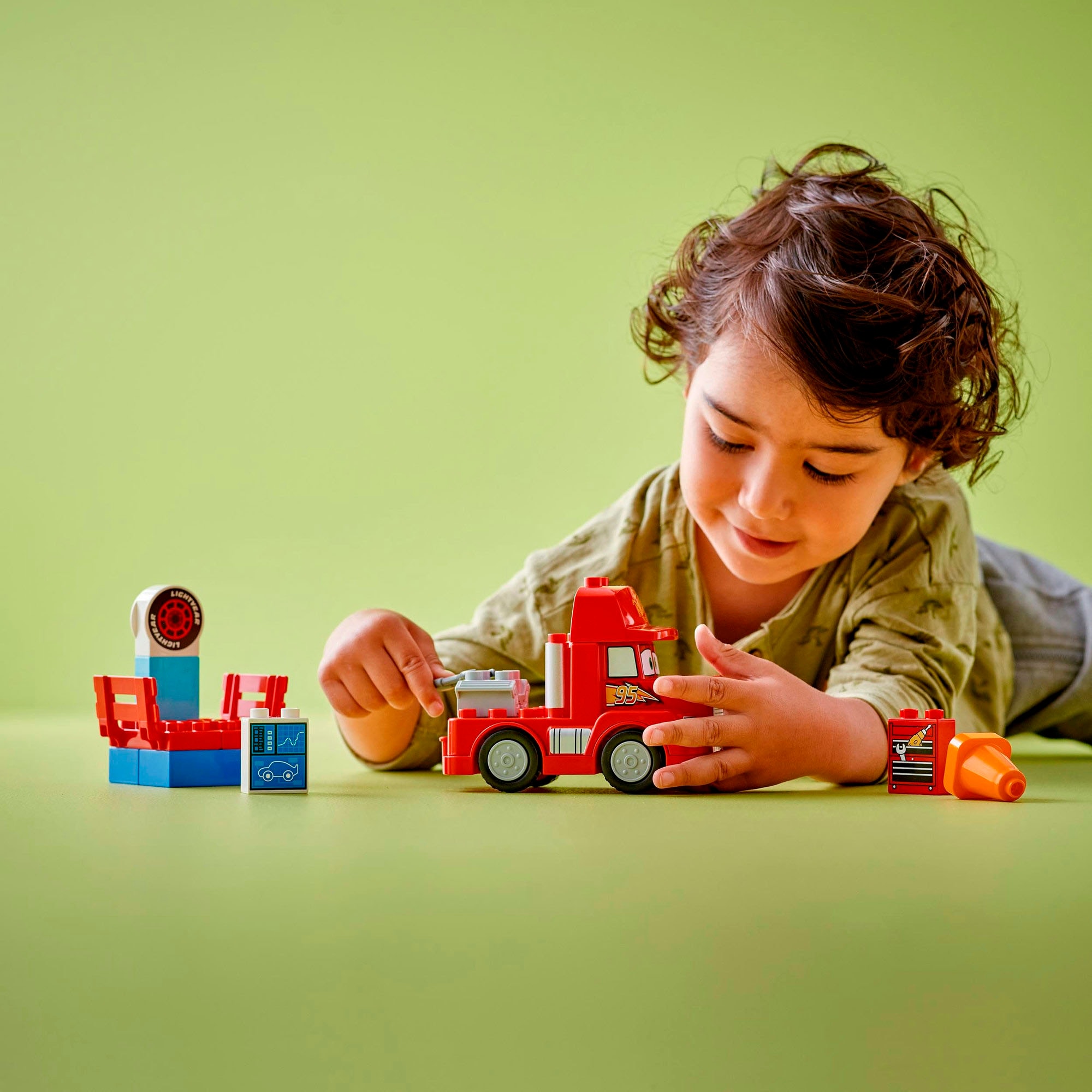 LEGO® Konstruktionsspielsteine »Mack beim Rennen (10417), LEGO® DUPLO Disney™«, (14 St.), Made in Europe