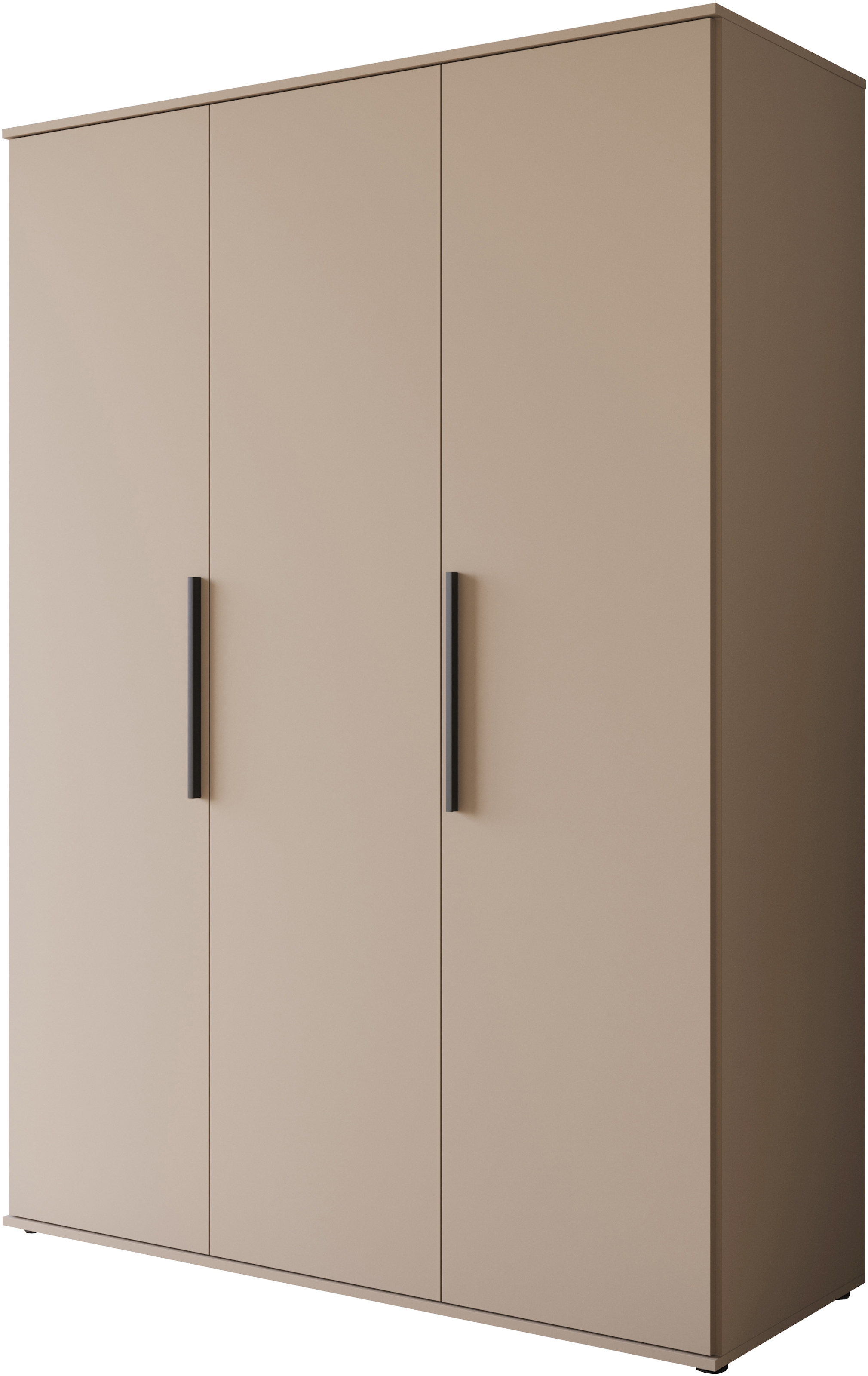 INOSIGN Kleiderschrank »LAGOS Wäscheschrank, Garderobe, schwarze Griffe, Made in Europe«, Moderner Drehtürenschrank, FSC-zertifiziert, Schlafzimmerschrank