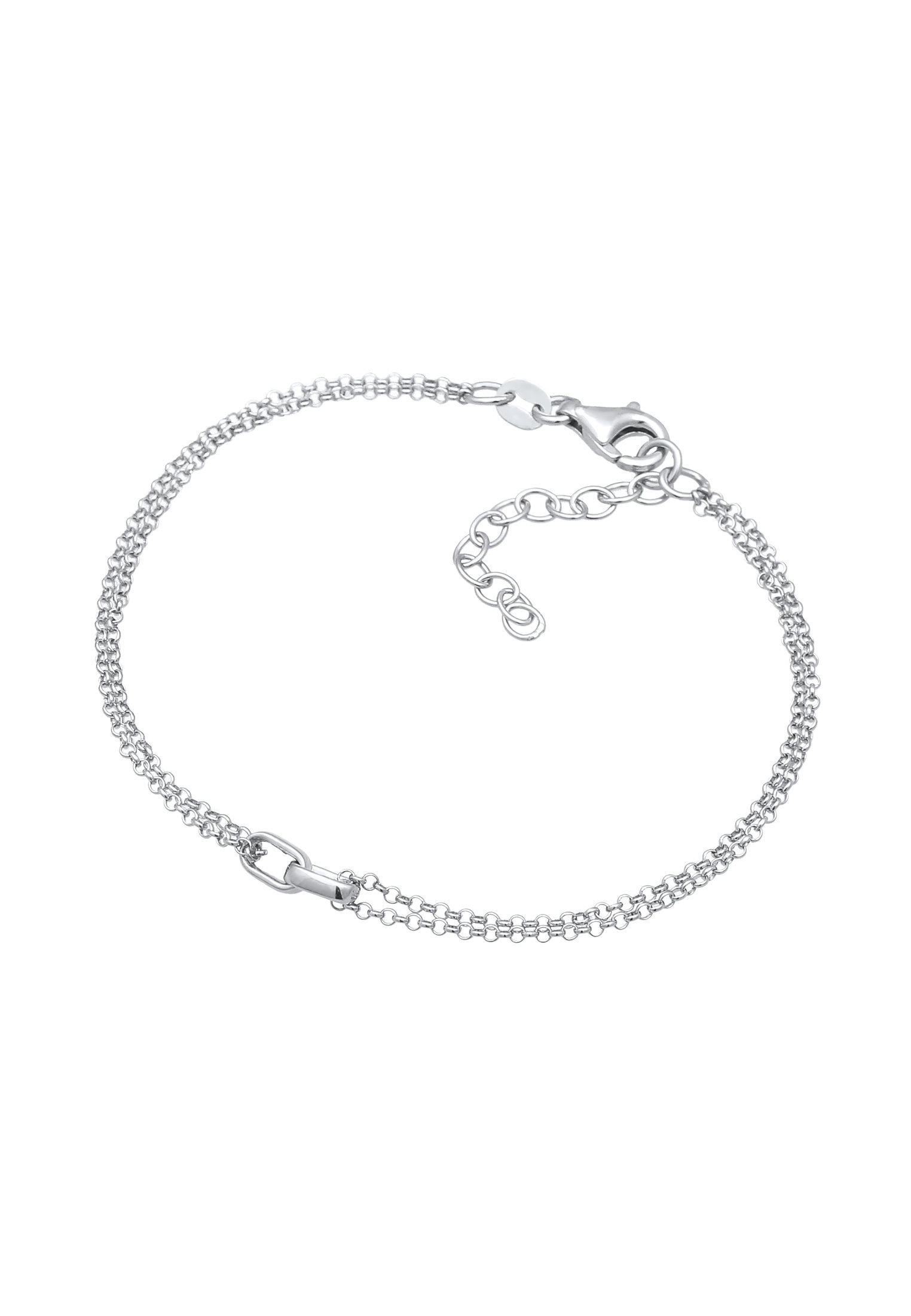 Elli Armkette »Armband Ösen Look 925 Sterling Silber«