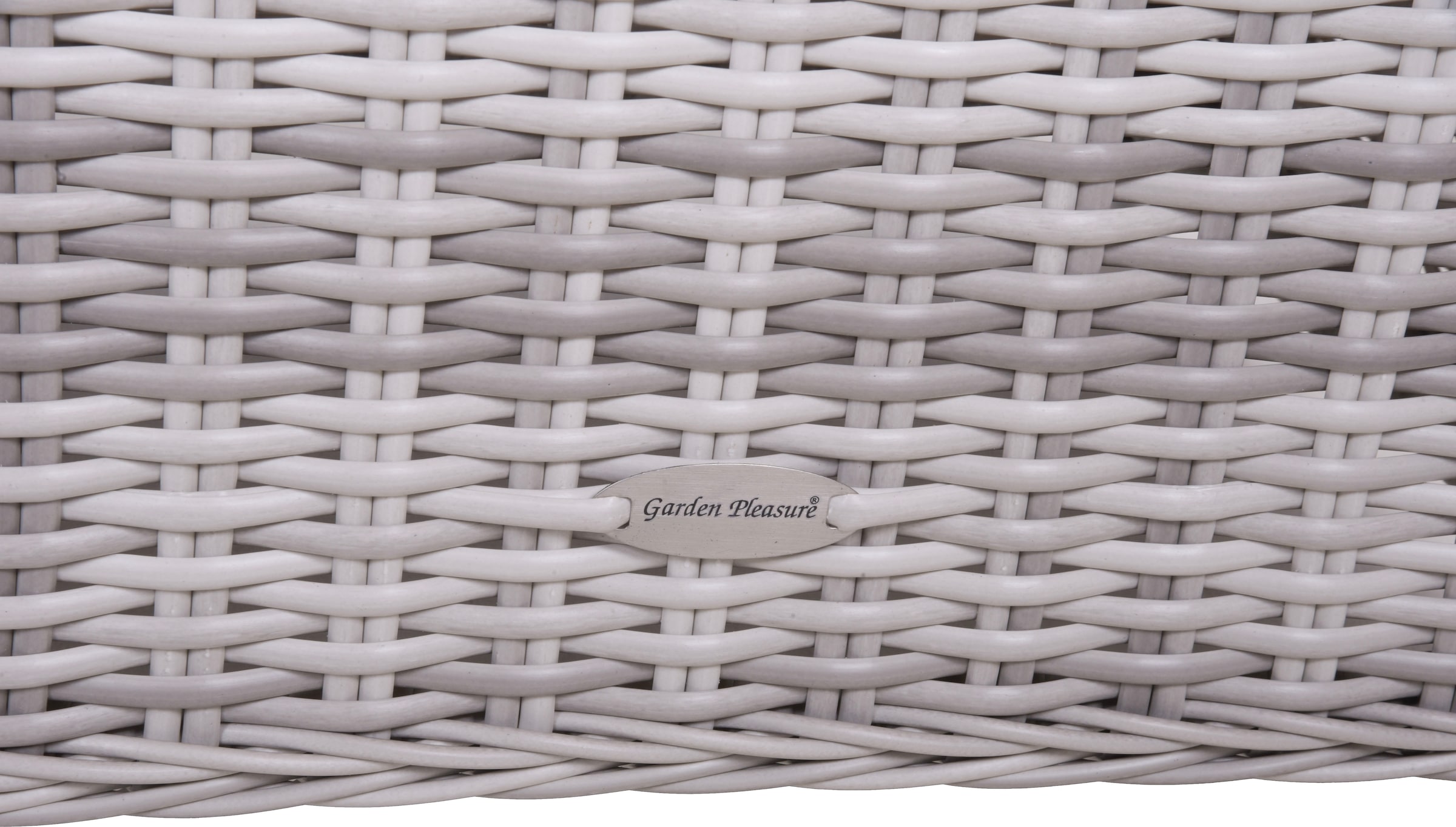 Garden Pleasure Garten-Essgruppe », Tischgruppe »LYON« grau« Set,  2 Sessel, 1 Bank, 2 Hocker, Tisch LxB: 122x72 cm, inkl Auflagen