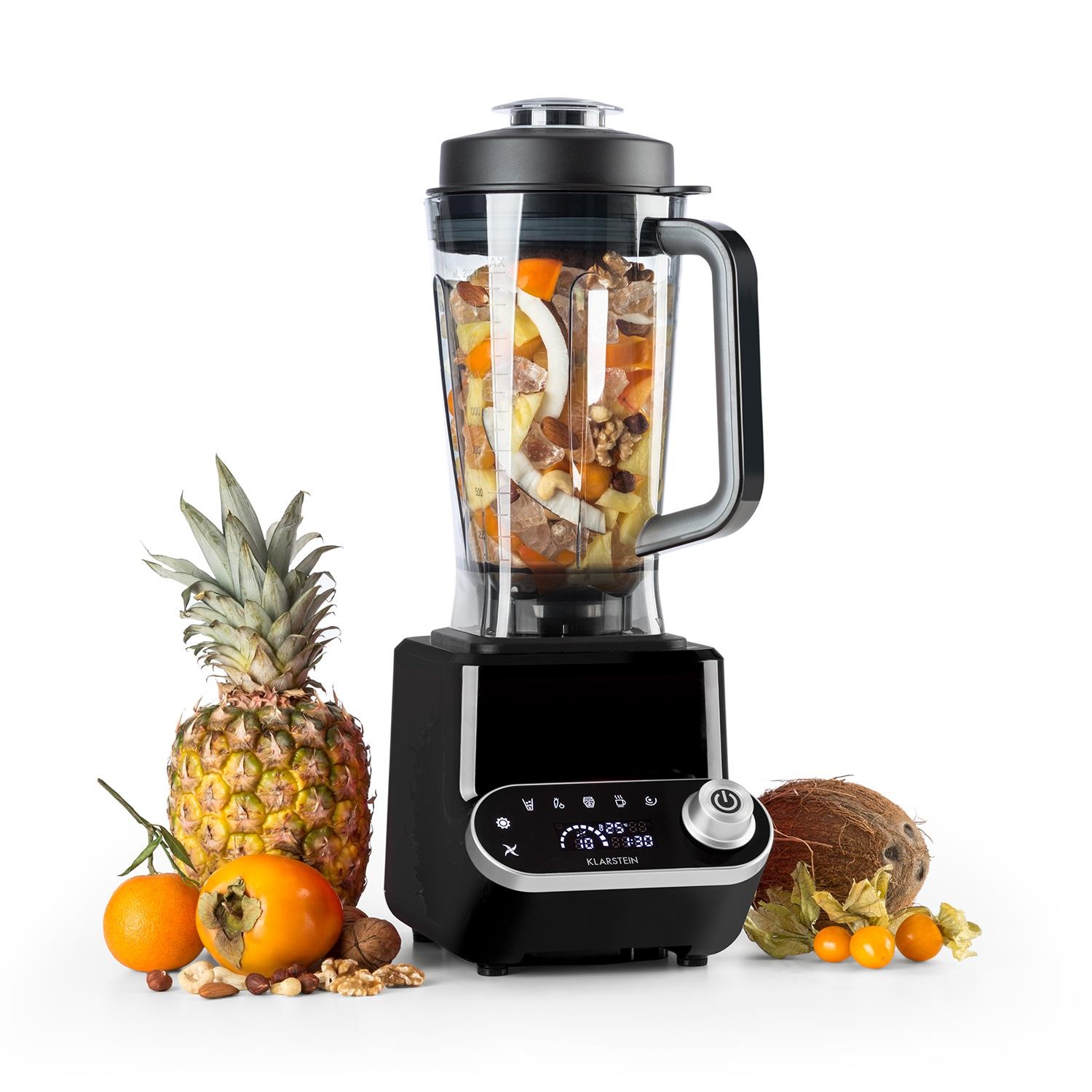 Klarstein Standmixer Blender Smoothie Maker 1400W Suppenmixer Heizfunktion