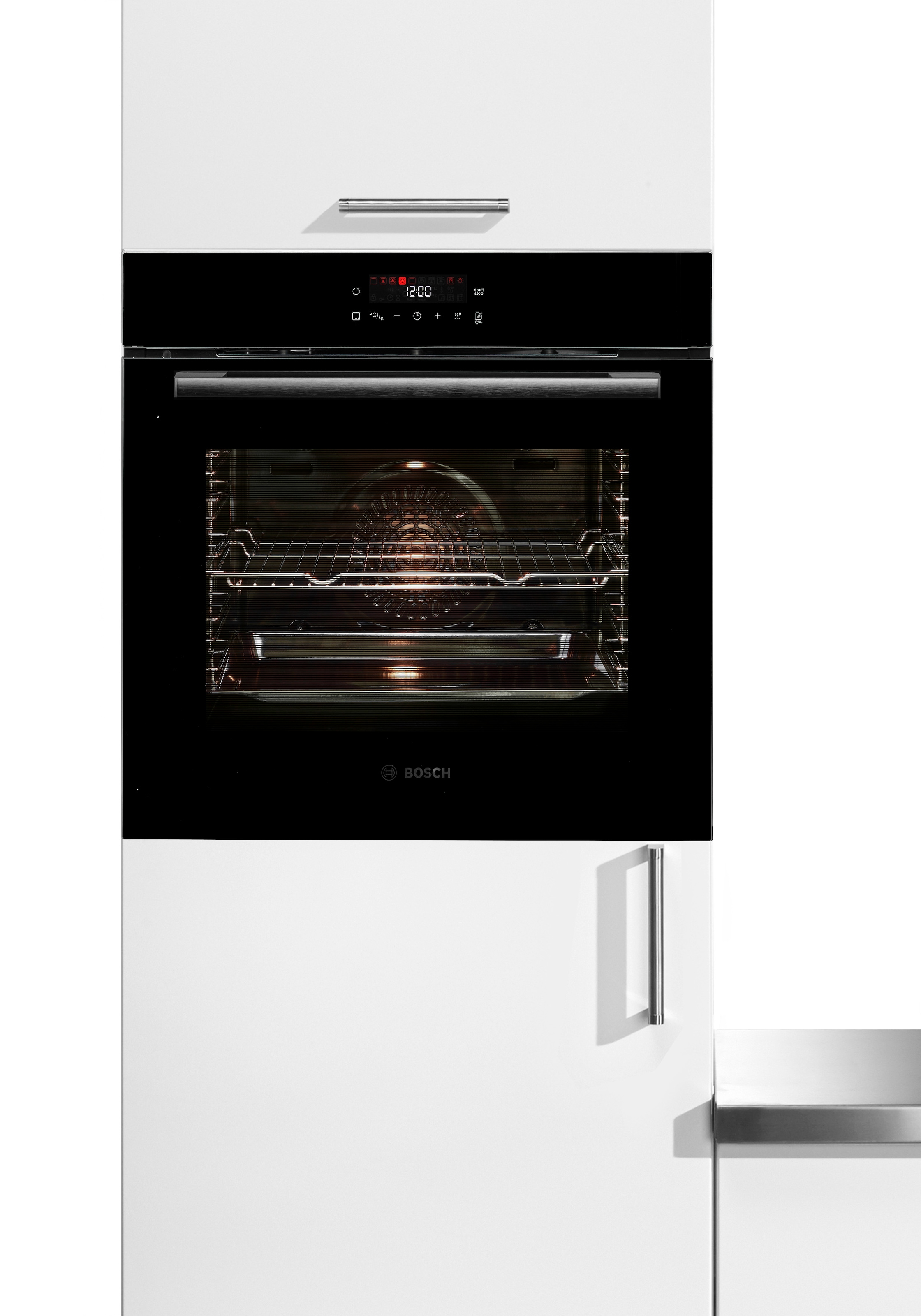 BOSCH Pyrolyse Backofen Serie 2 »HBA571BB4« mit Teleskopauszug nachrüstbar