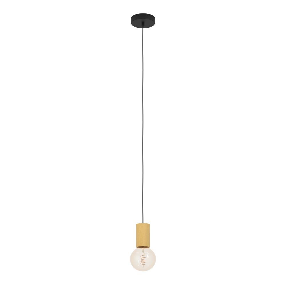 EGLO Hängeleuchte »POZUETA 1«, 1 flammig, Leuchtmittel E27 | ohne Leuchtmittel, Pendelleuchte, FSC100HB, E27 Fassung mit Kabel, Hängeleuchte, Ø 6,5 cm