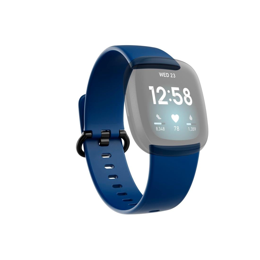 Smartwatch-Armband »Ersatzarmband für Fitbit Versa 3/4/Sense (2), TPU, 22 cm/21 cm«