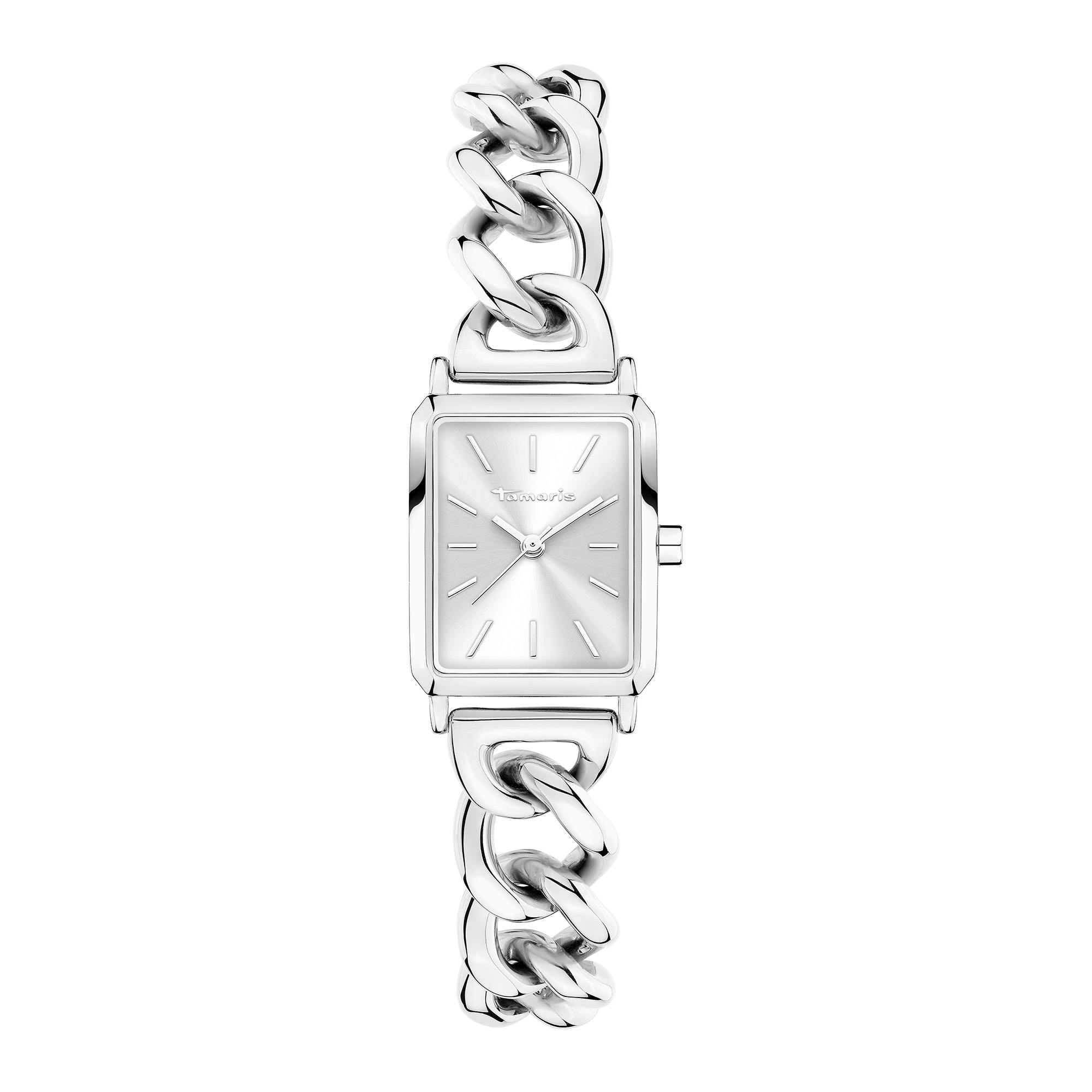 Tamaris Damen Quarzuhr »Chain Watch« Armbanduhr, Damenuhr, Edelstahlarmband, analog