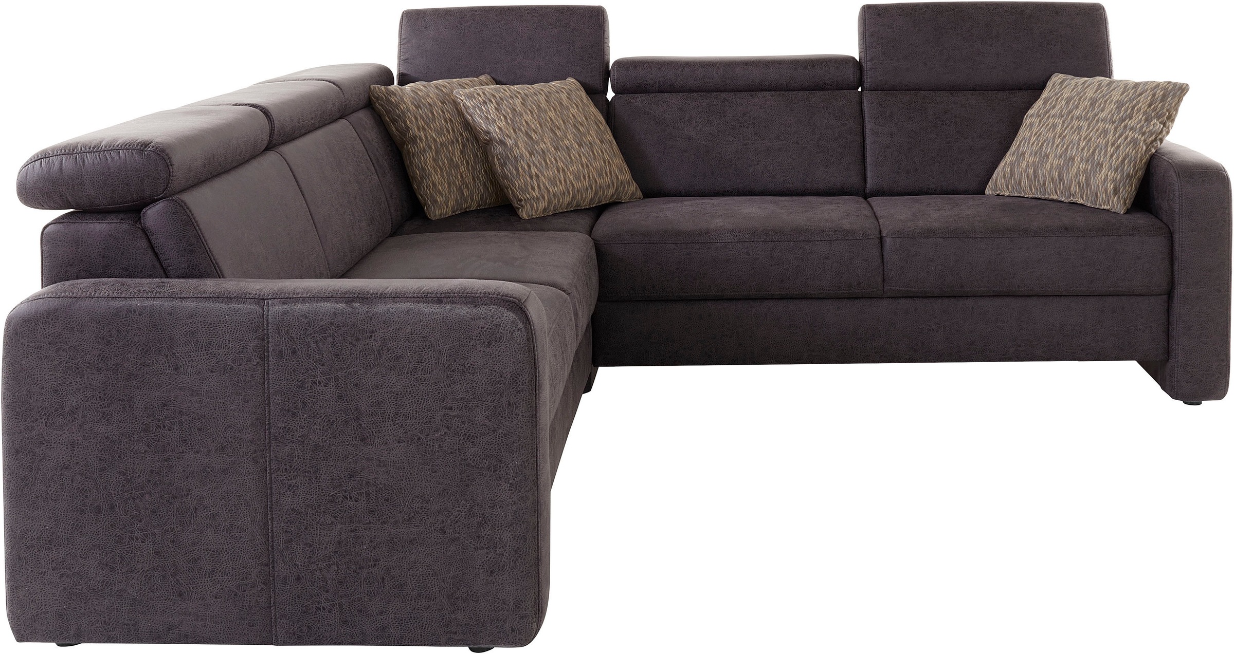 sit&more Ecksofa »Bologna L-Form« Kopfteilverstellung, wahlweise mit Bettfunktion und Schubkasten