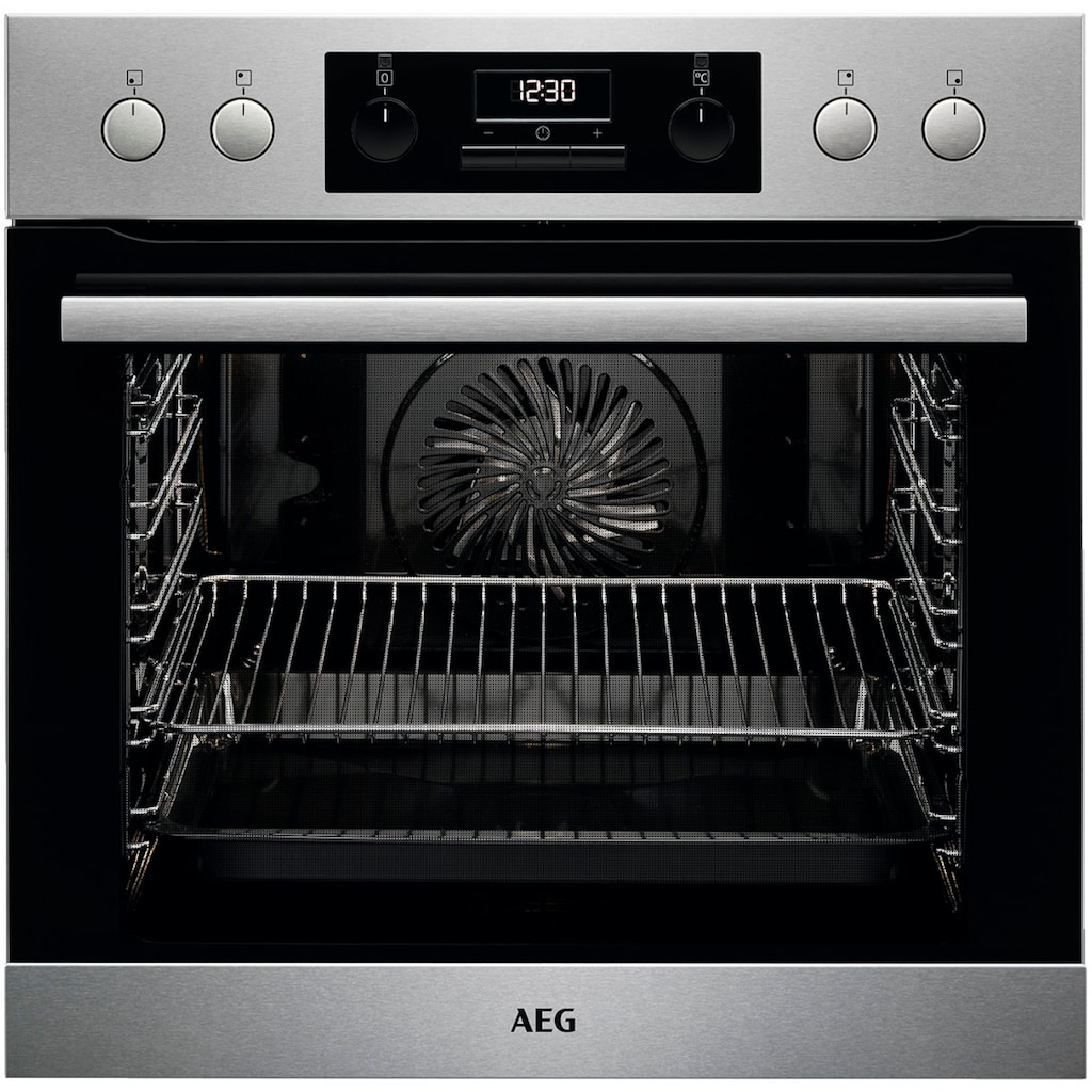 AEG Induktions Herd-Set »EEB331010M«, EEB331010M, mit Backauszug, Hob²Hood - Funktion