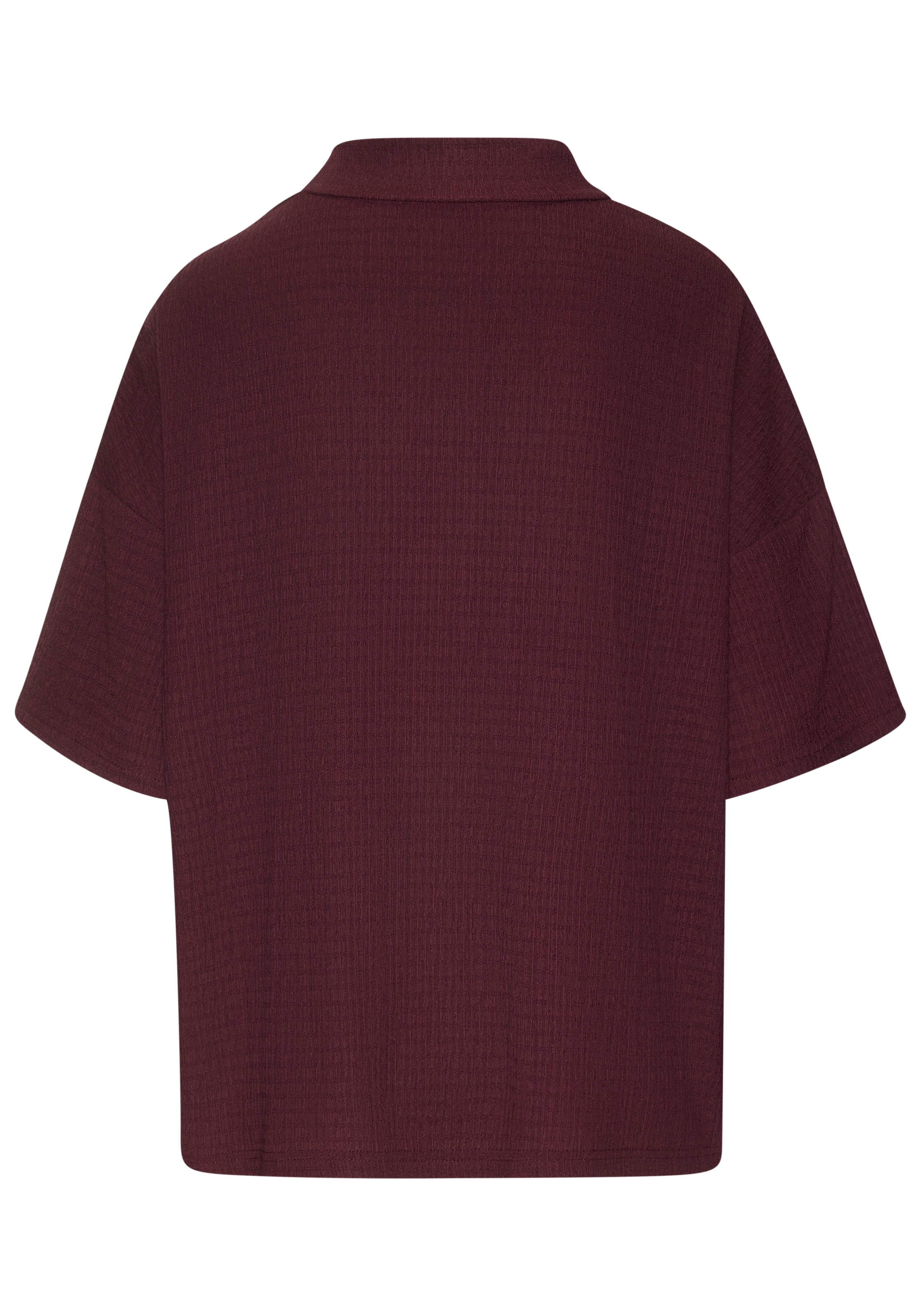 LASCANA Kurzarmshirt »mit Stehkragen«, (2er-Pack), aus bügelfreier Crêpe-Qualität