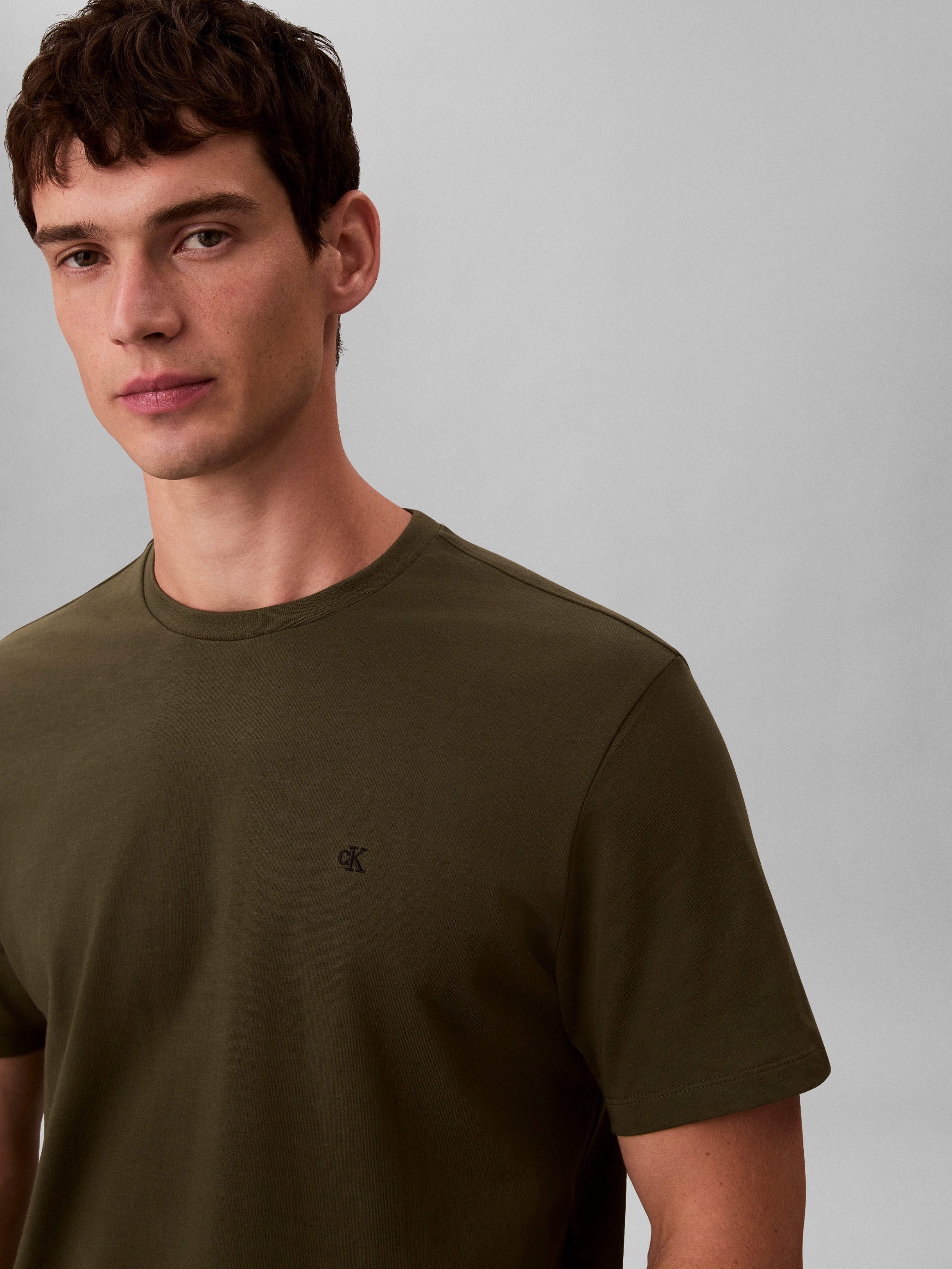 Calvin Klein Jeans T-Shirt »CLASSIC MONOGRAM« regular fit, Rundhalsausschnitt