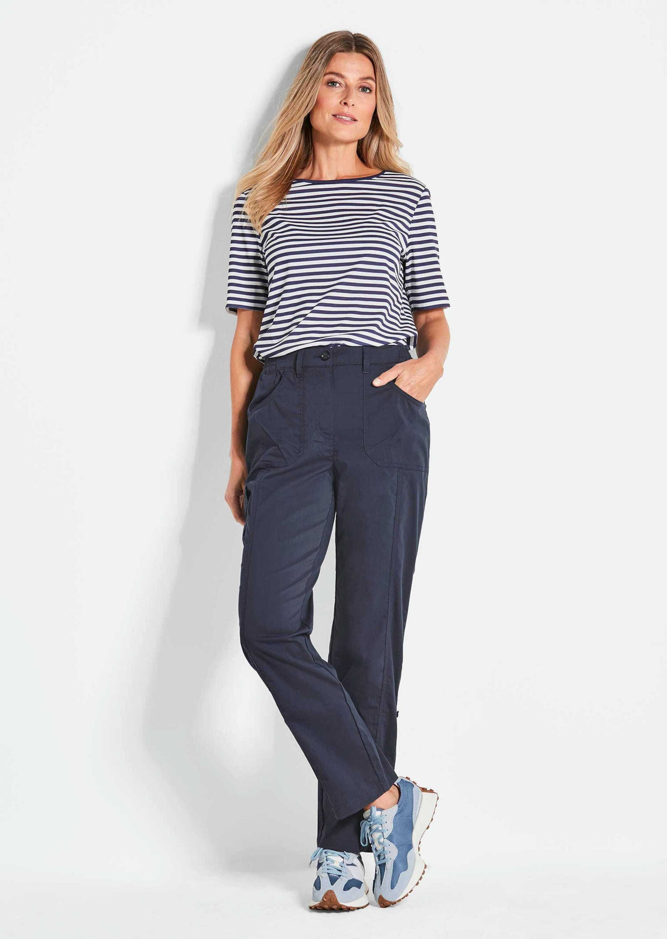 GOLDNER Stoffhose »Krempelbare Hose mit Funktion«