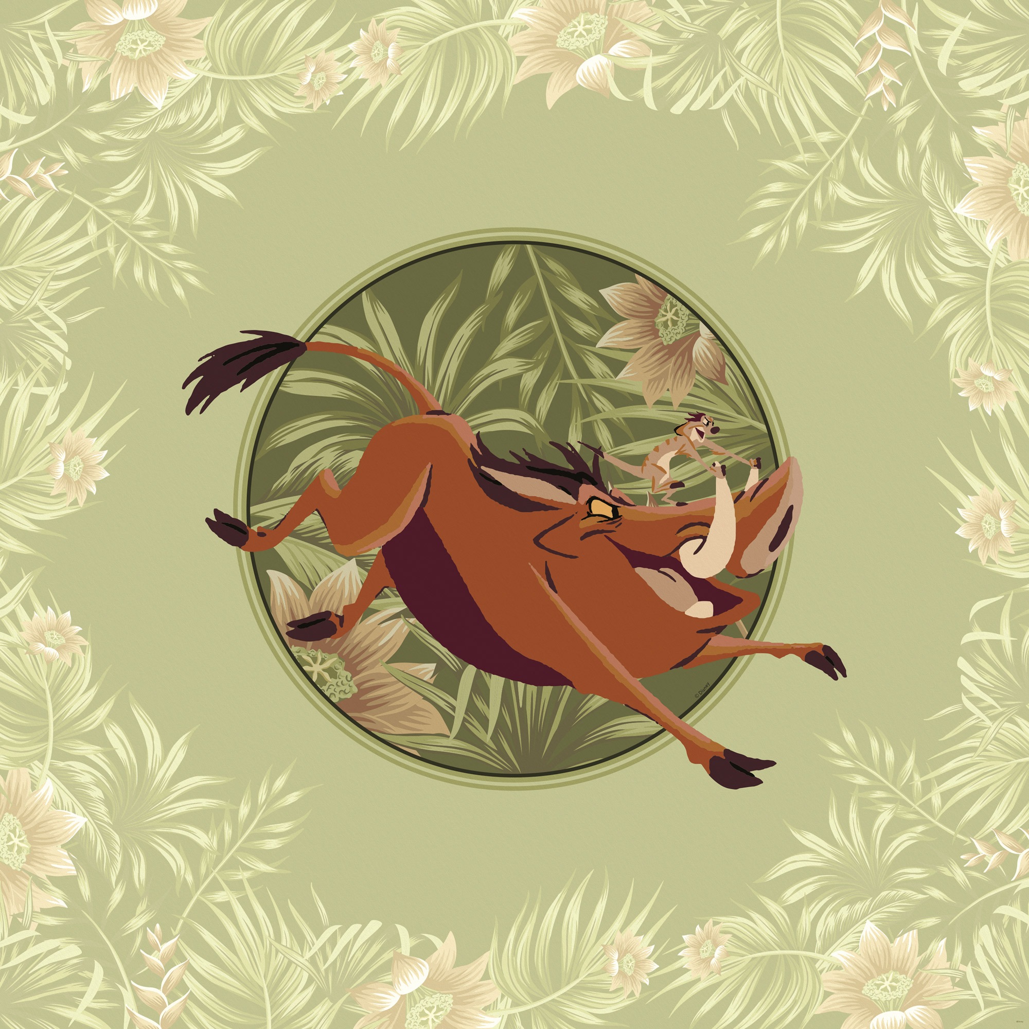 Komar Leinwandbild »Disney The Lion King Wild and Free Since 1994«, Disney, (1 St.), 40 x 40 cm (Breite x Höhe) - Kinderzimmer, Dekoration