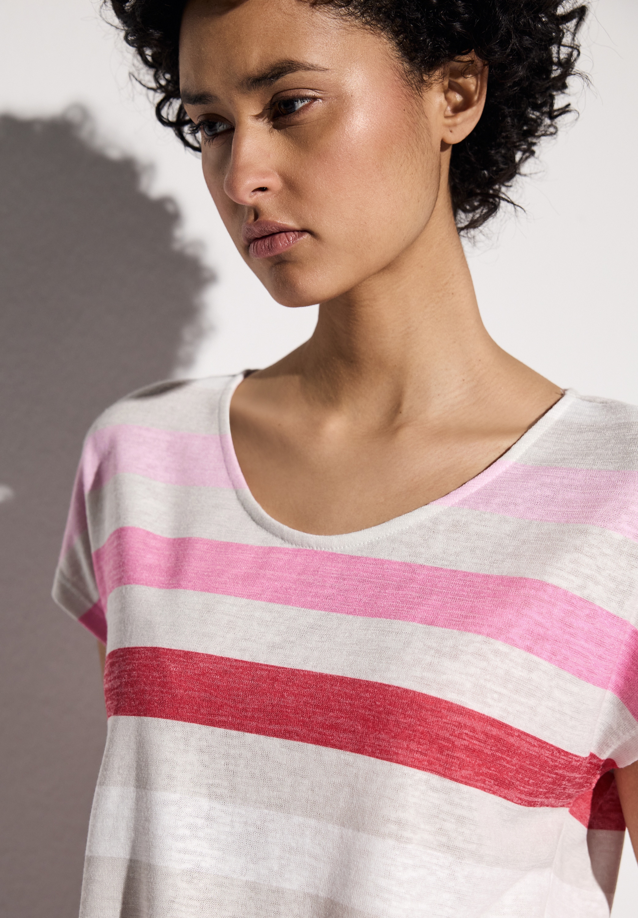 STREET ONE Shirttop, mit Streifenmuster