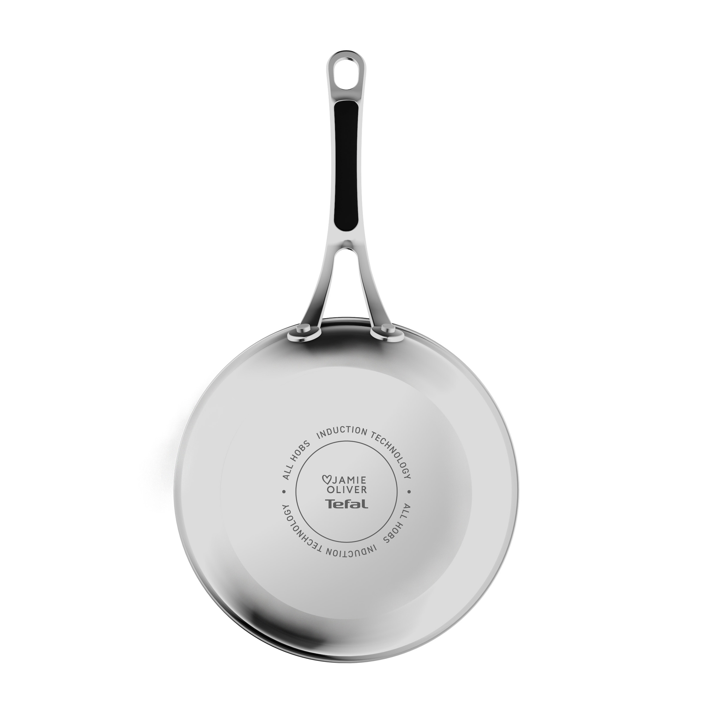 Tefal Bratpfanne »JO Cook's Classics« Edelstahl 1 tlg. Aluminiumkern, 3-Schicht-Material, polierte Edelstahl-Innenfläche