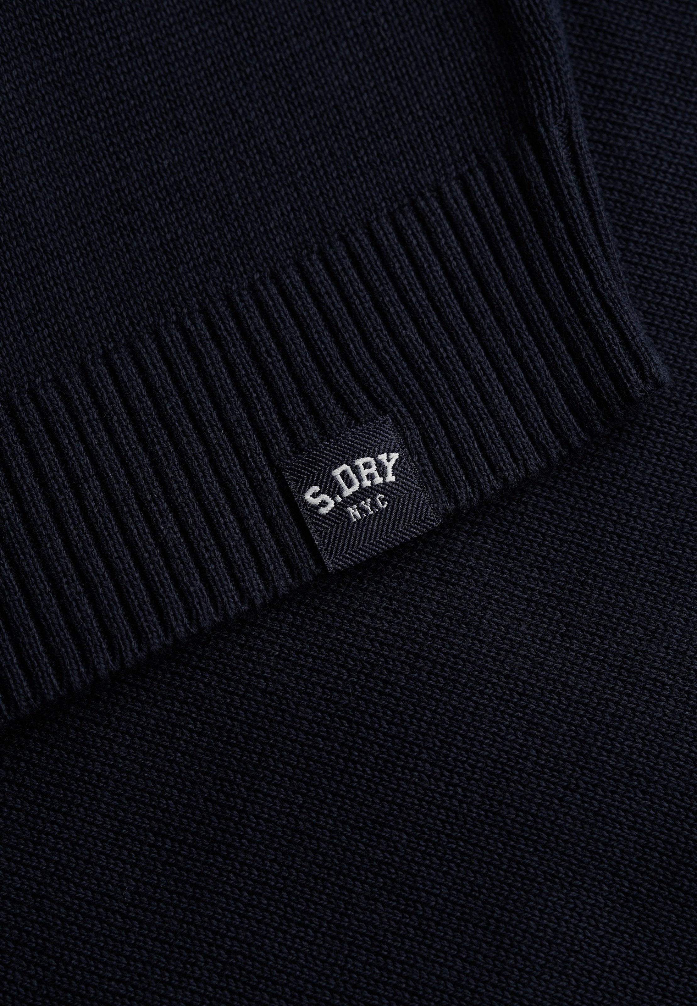 Superdry Strickjacke »ESSENTIAL SLOUCHY CREW CARDI« Baumwollmischung