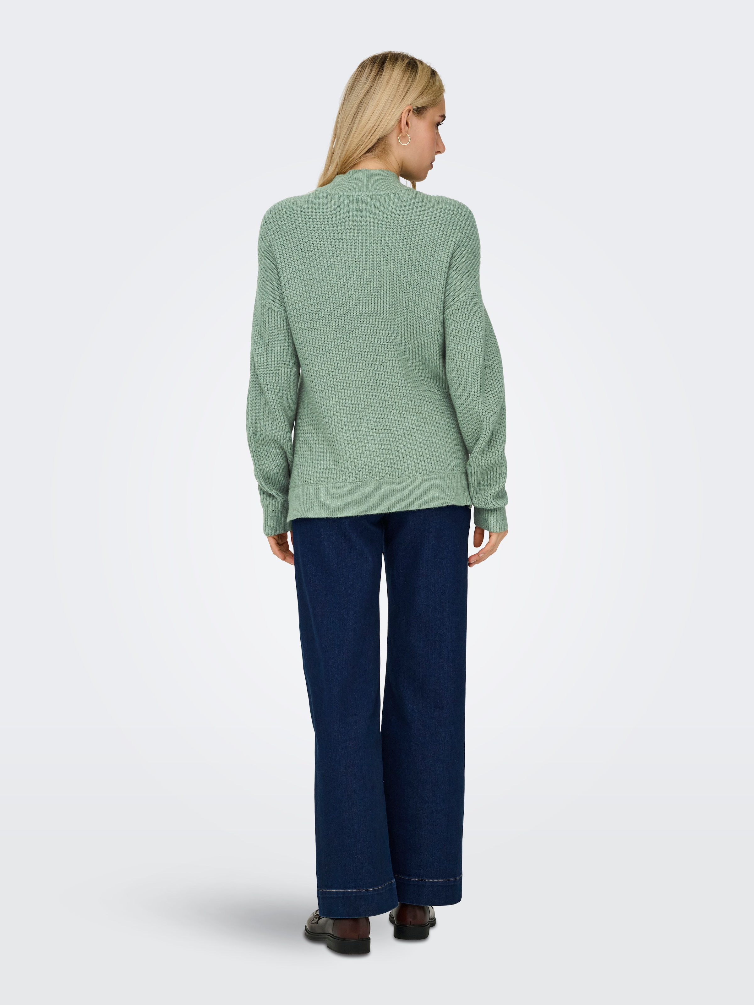 ONLY Strickpullover »ONLNELI LS HIGHNECK RIB PULLOVER EX KNT«