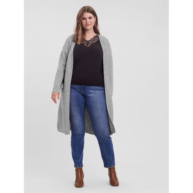 Vero Moda Curve Cardigan »VMDOFFY LS LONG OPEN CARDI GA NOOS CUR« online  bei OTTO