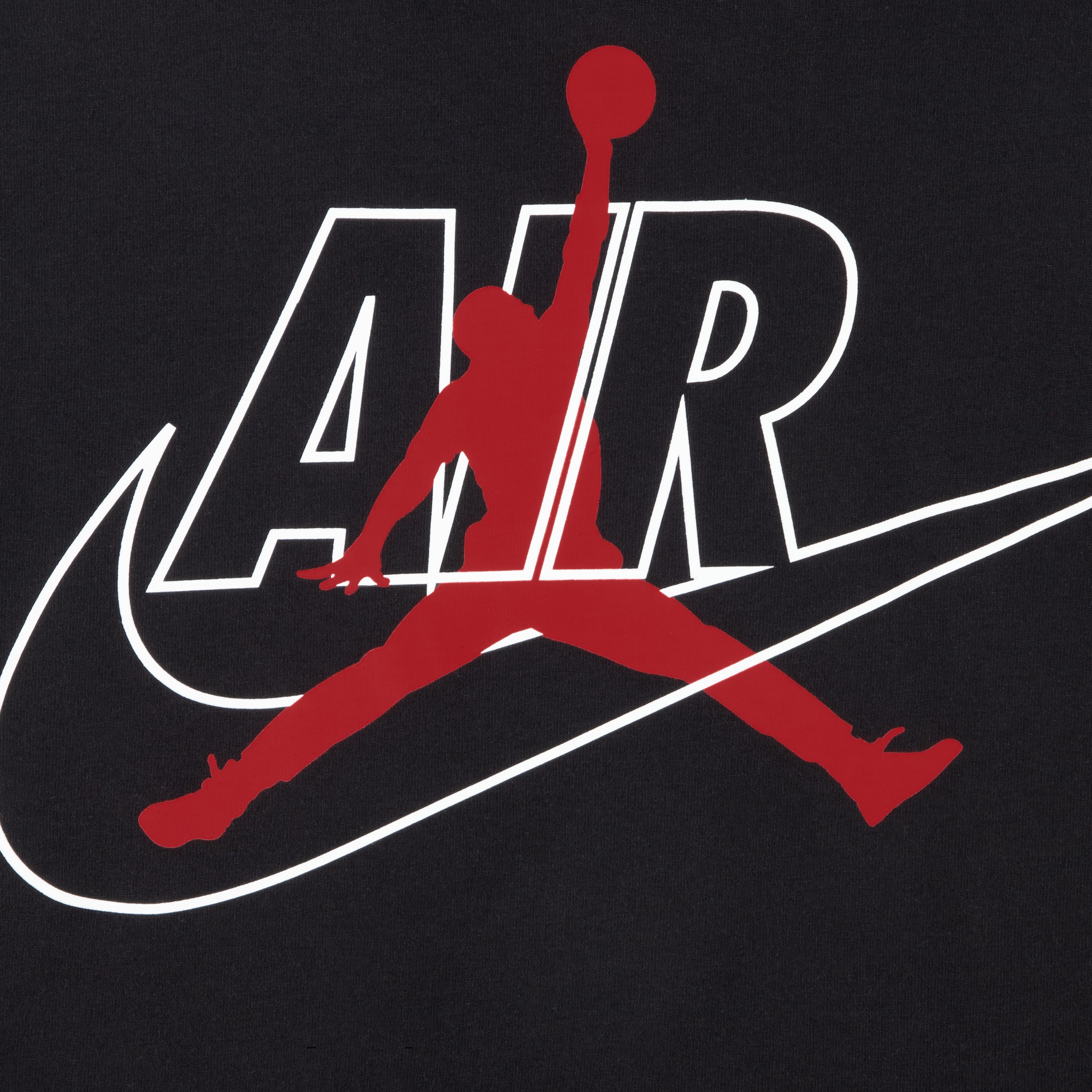 Jordan Hoodie »JDB MJ JUMPMAN AIR HOODED LS«, mit Bündchen an Ärmeln und Saum, aus Baumwollmischung
