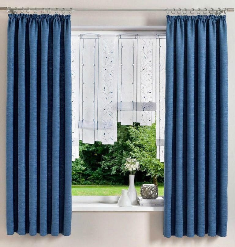 Wirth Vorhang »Toco-Uni« Kräuselband 1 Stk. tlg.