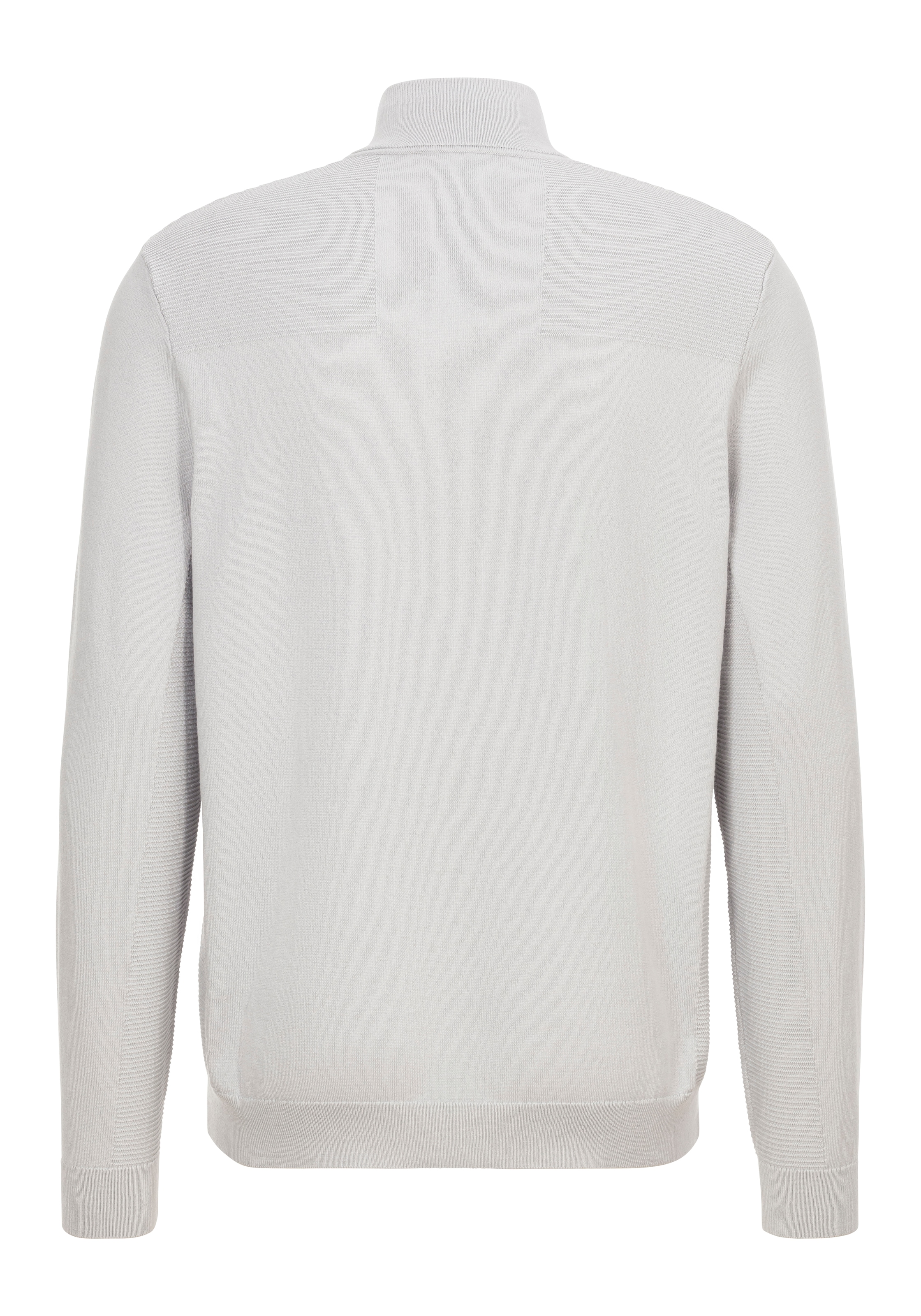 BOSS GREEN Strickpullover »Momentum-X QZ«, mit Reißverschluss