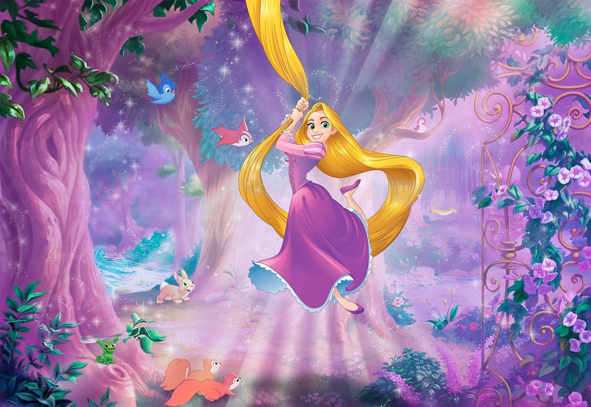 Komar Fototapete »Rapunzel«, 368x254 cm OTTO Kleister online (Breite x Höhe), inklusive bestellen bei