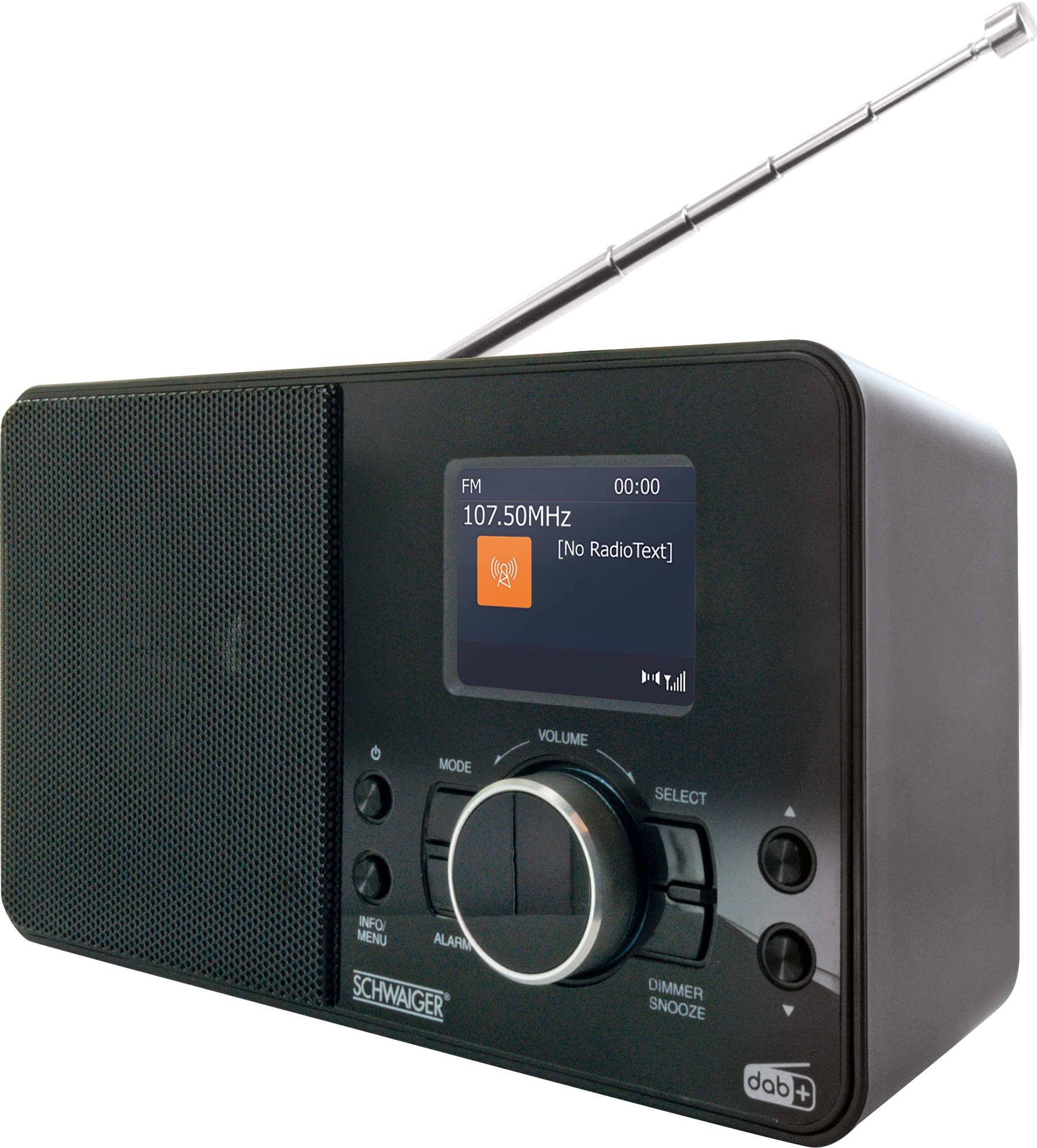 Schwaiger Digital Radio DAB/DAB+ tragbar mit UKW und DAB