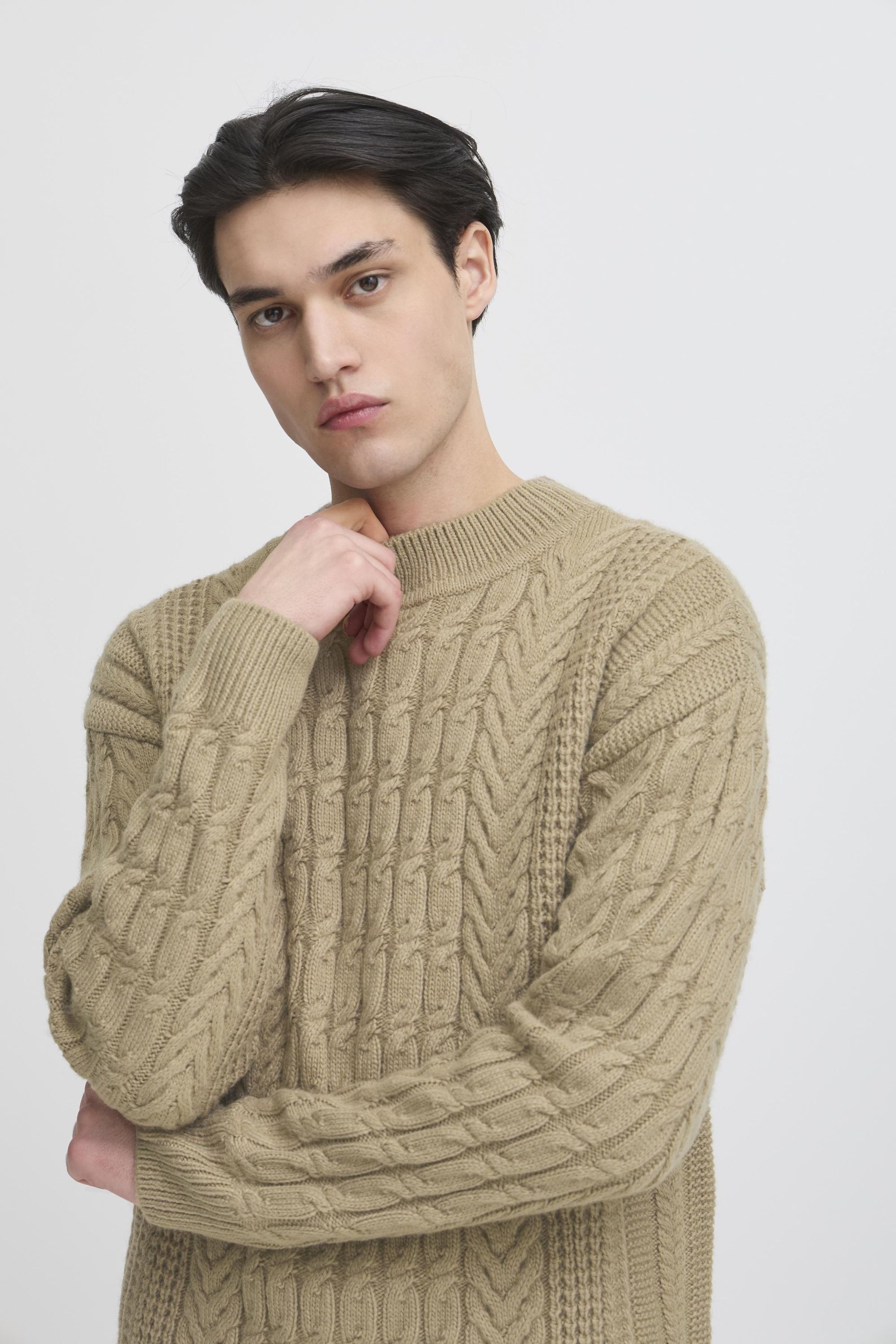 Casual Friday Strickfleece-Pullover »Strickpullover CFMILLOW«