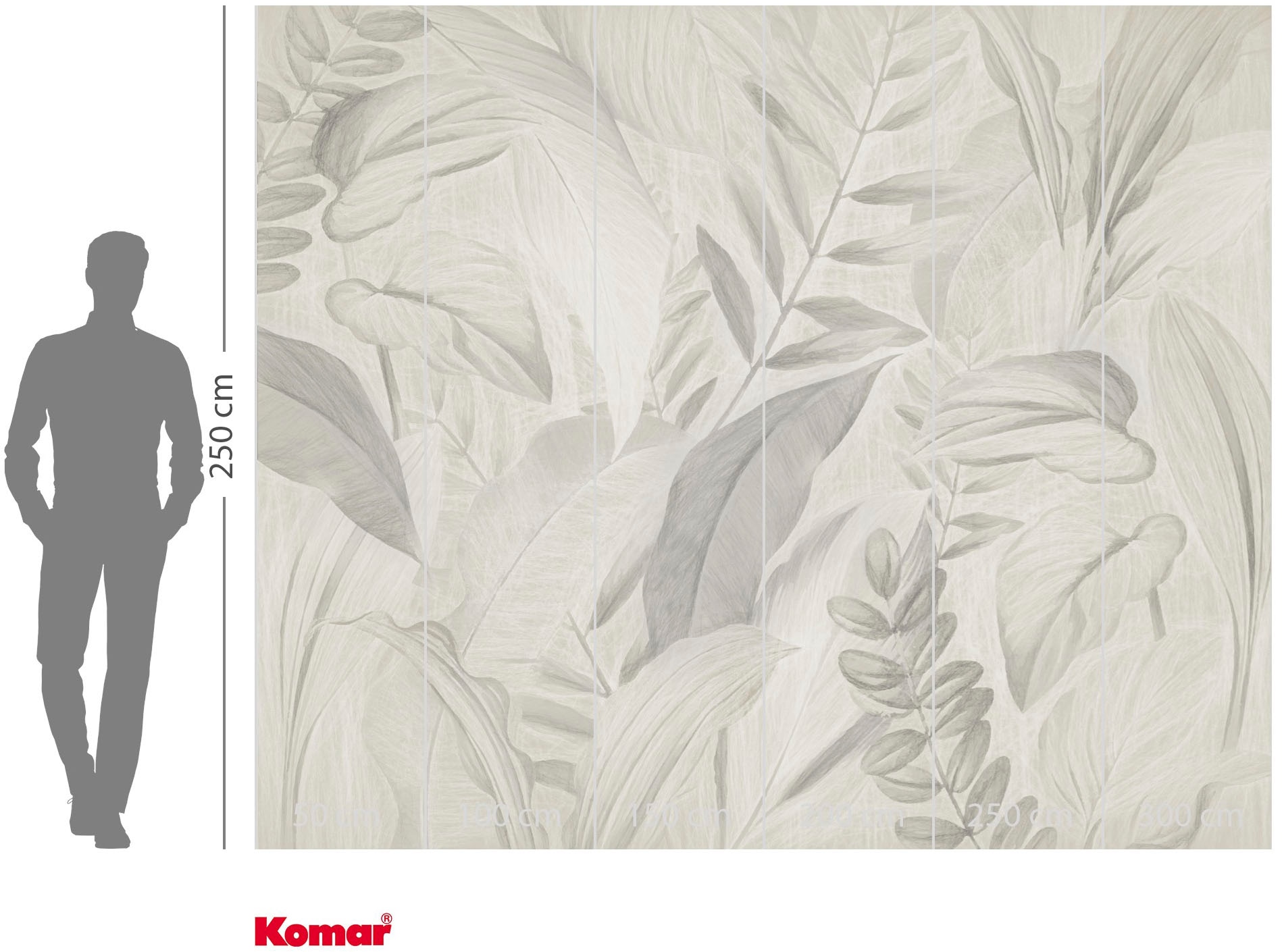 Komar Fototapete »Vlies Fototapete - Crayon - Größe 300 x 250 cm« Motiv | bedruckt glatt