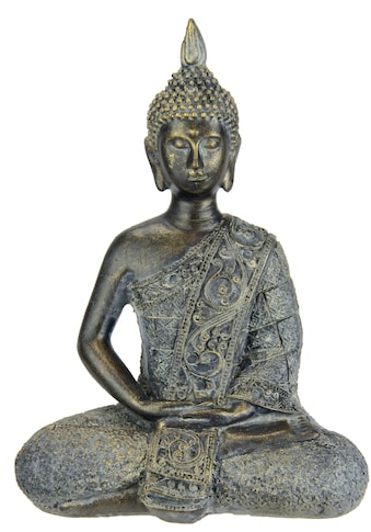 Dekofigur »Buddha Figur sitzend meditierend Statue Figuren Skulptur«, Garten-Figur...