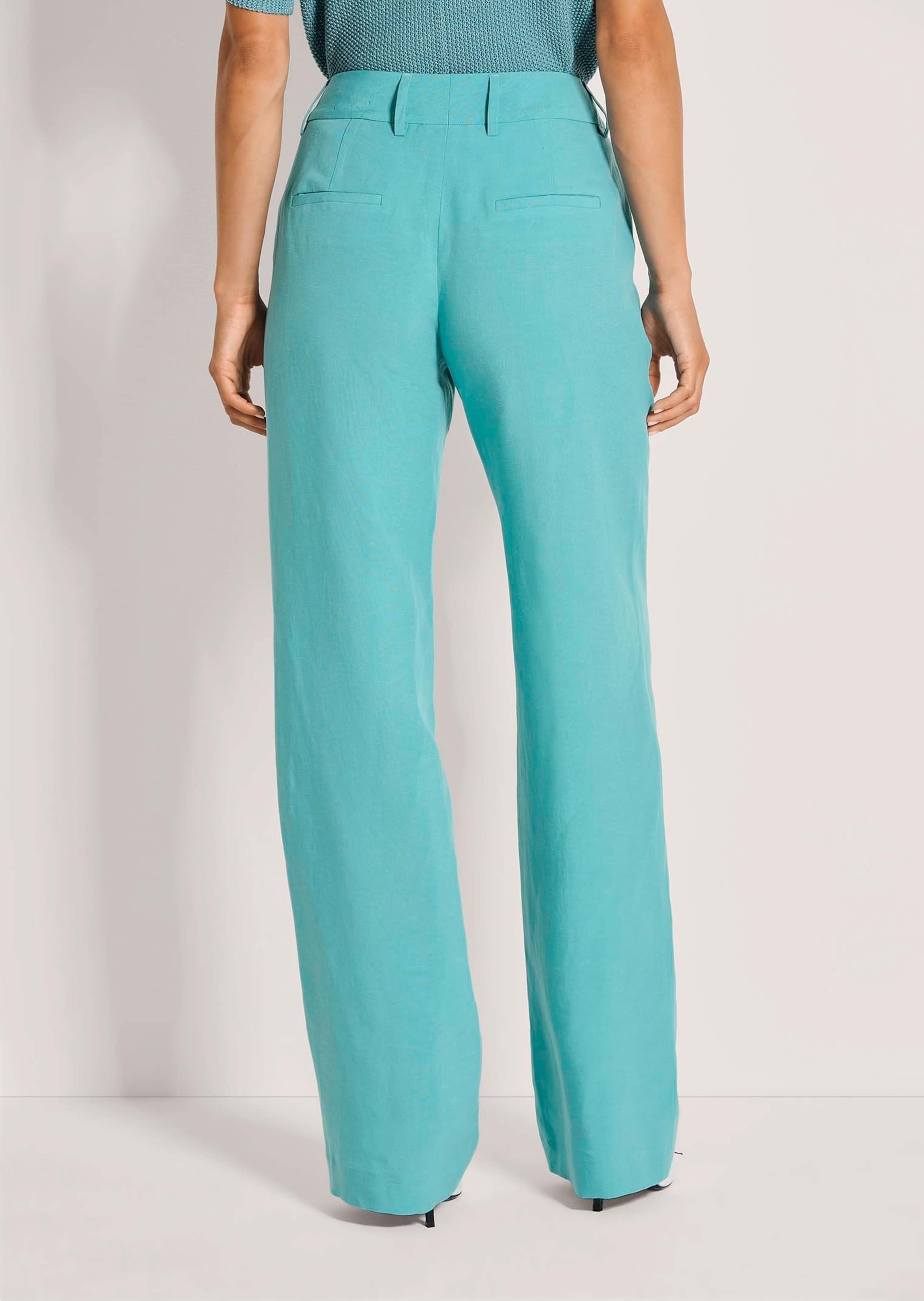 MADELEINE Stoffhose »Palazzohose Elegante Sommerhose mit weitem Bein«