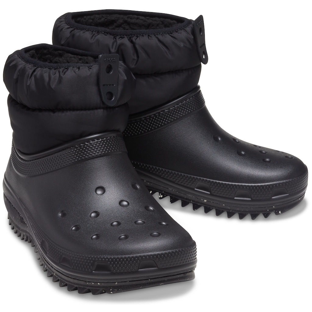 Crocs Snowboots »Winterstiefel Classic Neo Puff Shorty«, mit elastischem Schafteinstieg