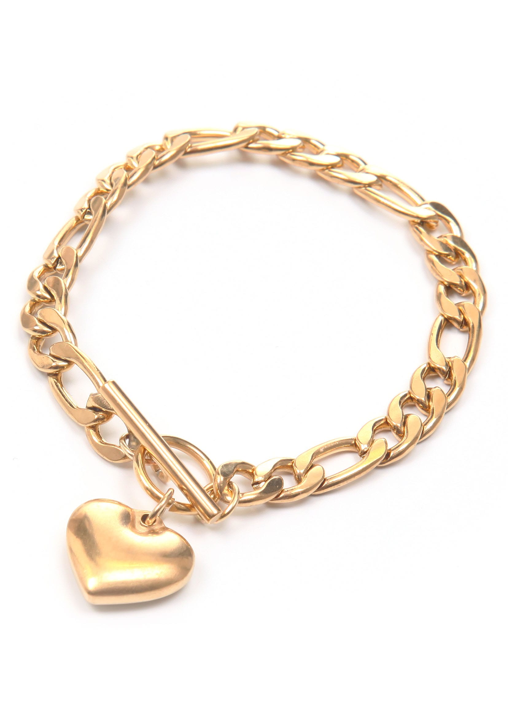 Armband »Herz, vergoldet, lieblich«