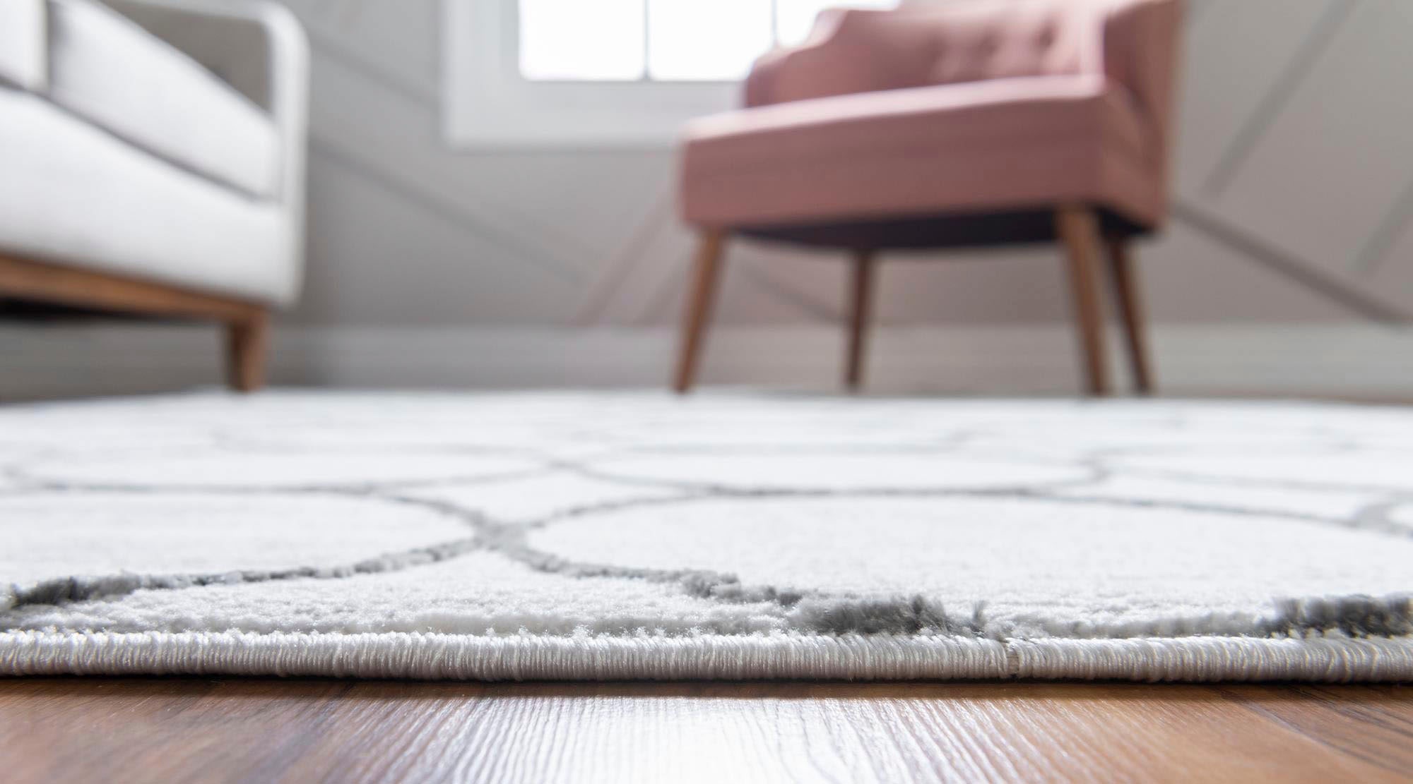 Myflair Möbel & Accessoires Teppich »Titan Trellis, LAGERRÄUMUNG!« rechteckig 13 mm Höhe Kurzflor, gewebt, modernes Design, Motiv Kreise