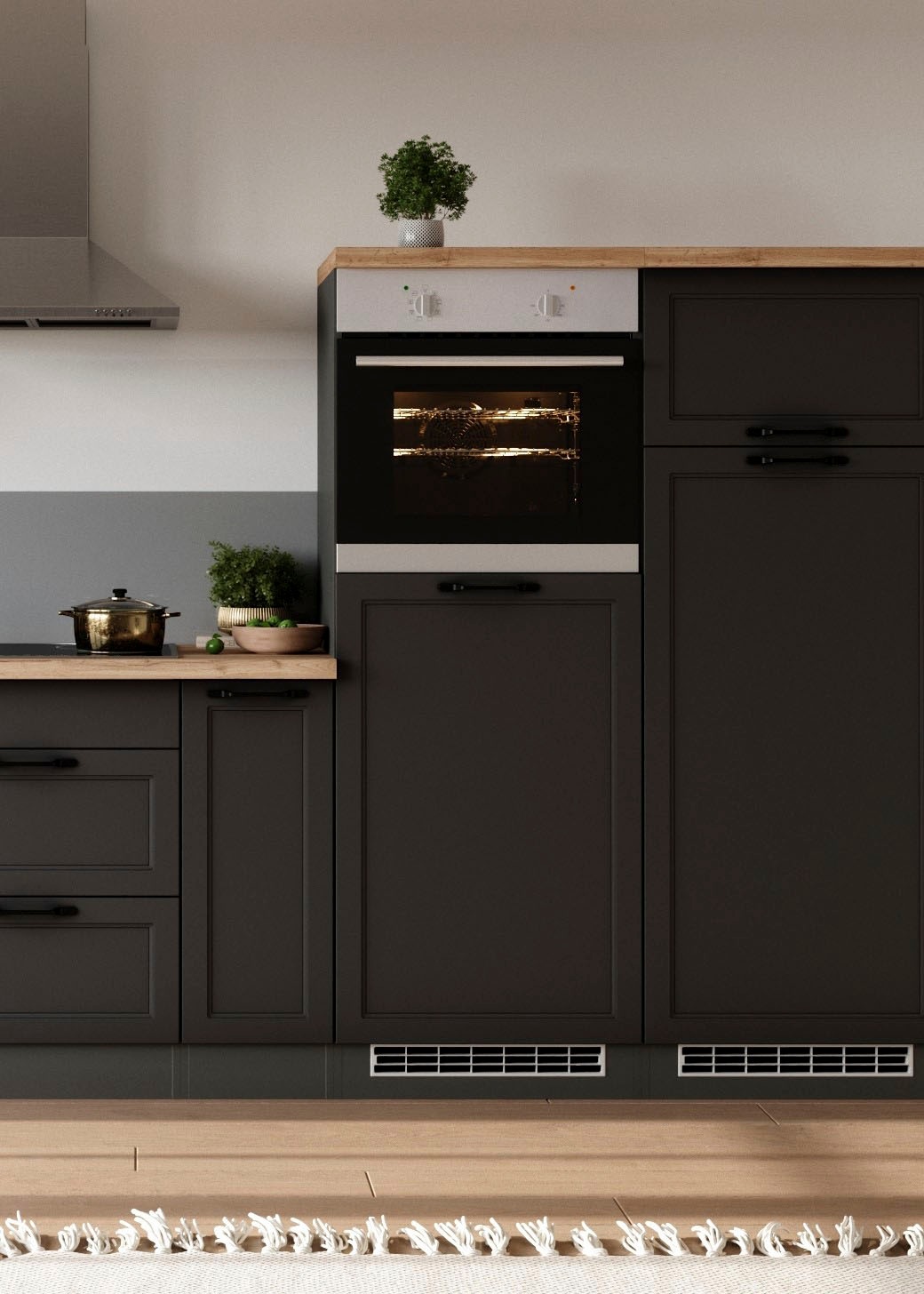 KOCHSTATION Backofenumbauschrank »KS-Lana« Breite 60 cm