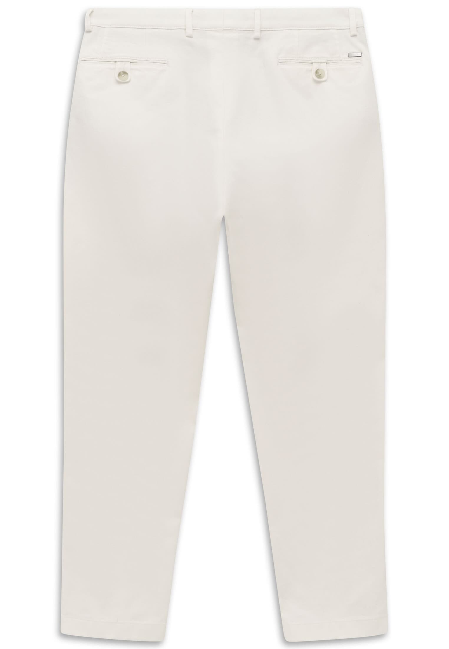 bugatti Bundfaltenhose »Tapered Fit«  aus Baumwoll-Stretch