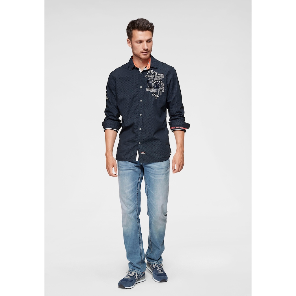 CAMP DAVID Loose-fit-Jeans, mit markanten Nähten und Stretch