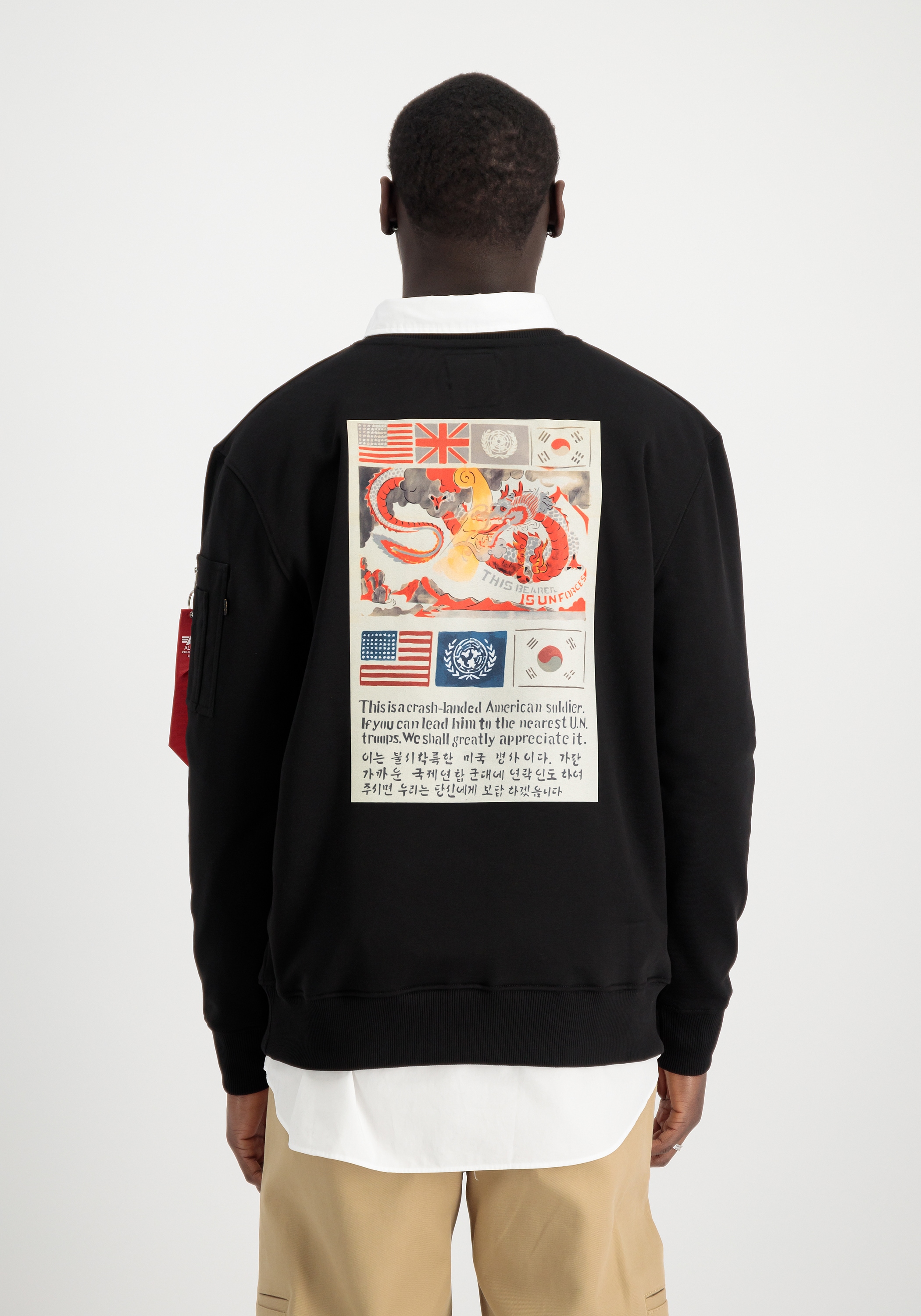 Alpha Industries Sweater »USN Blood Chit Sweatshirt«
