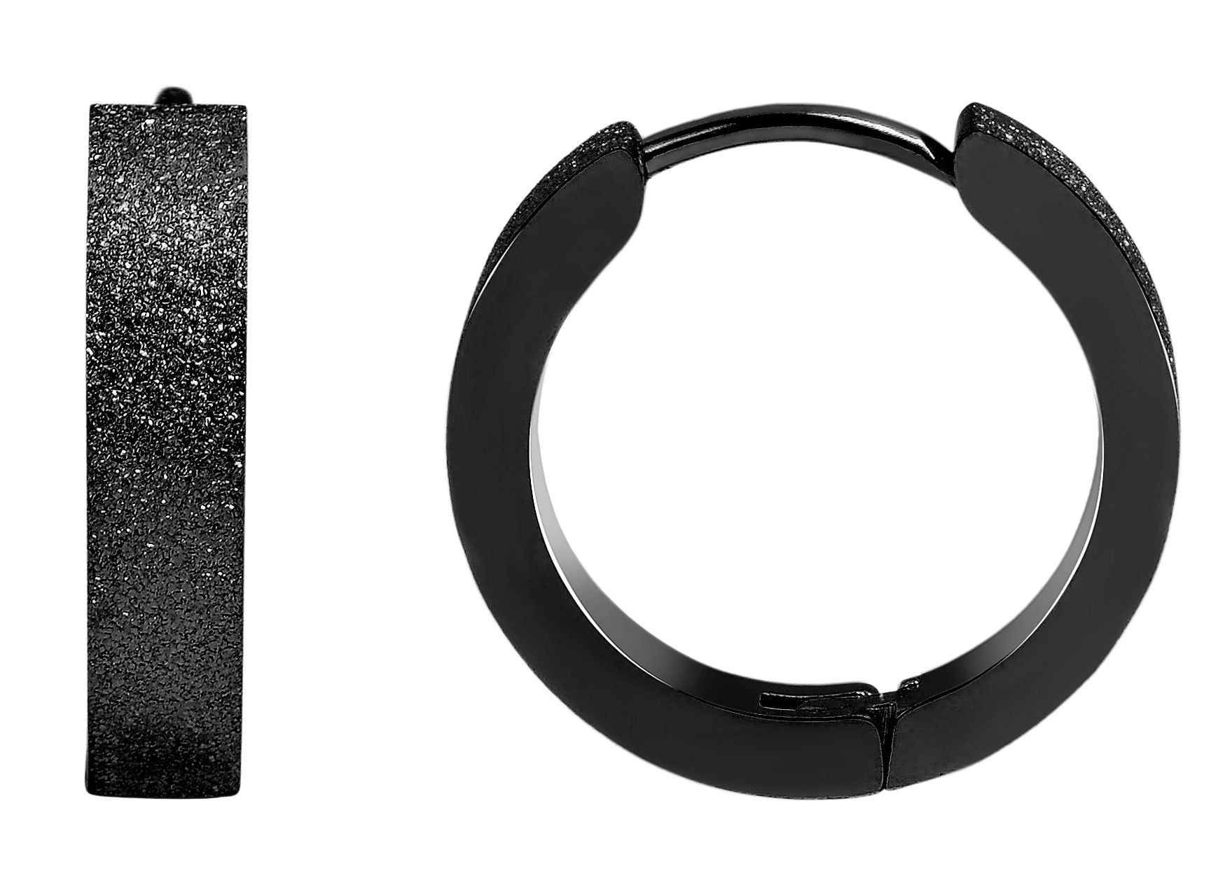 Adelia´s Paar Creolen »Damen Ohrringe ¿ Klappcreole aus Edelstahl«