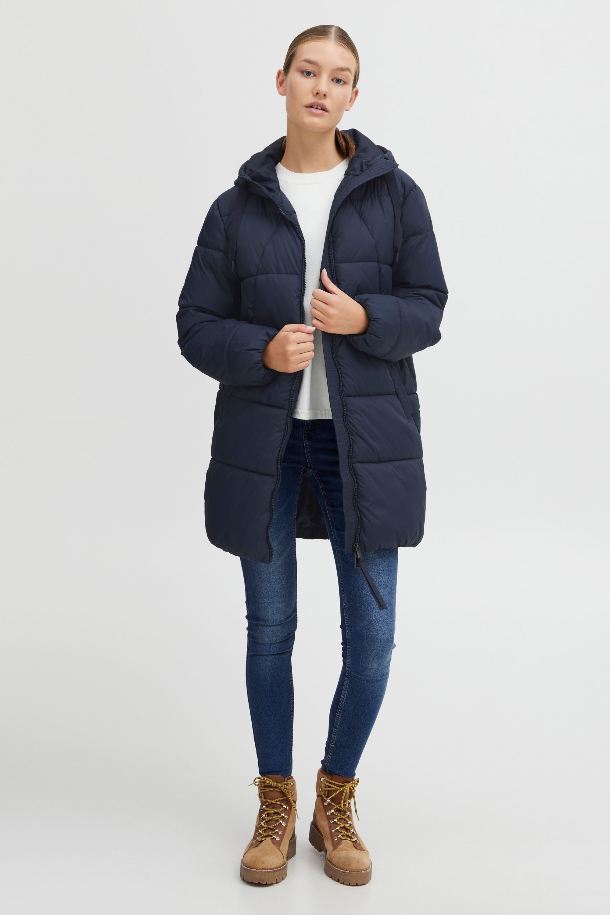 OXMO Steppjacke »Steppjacke OXBodil«, mit Kapuze