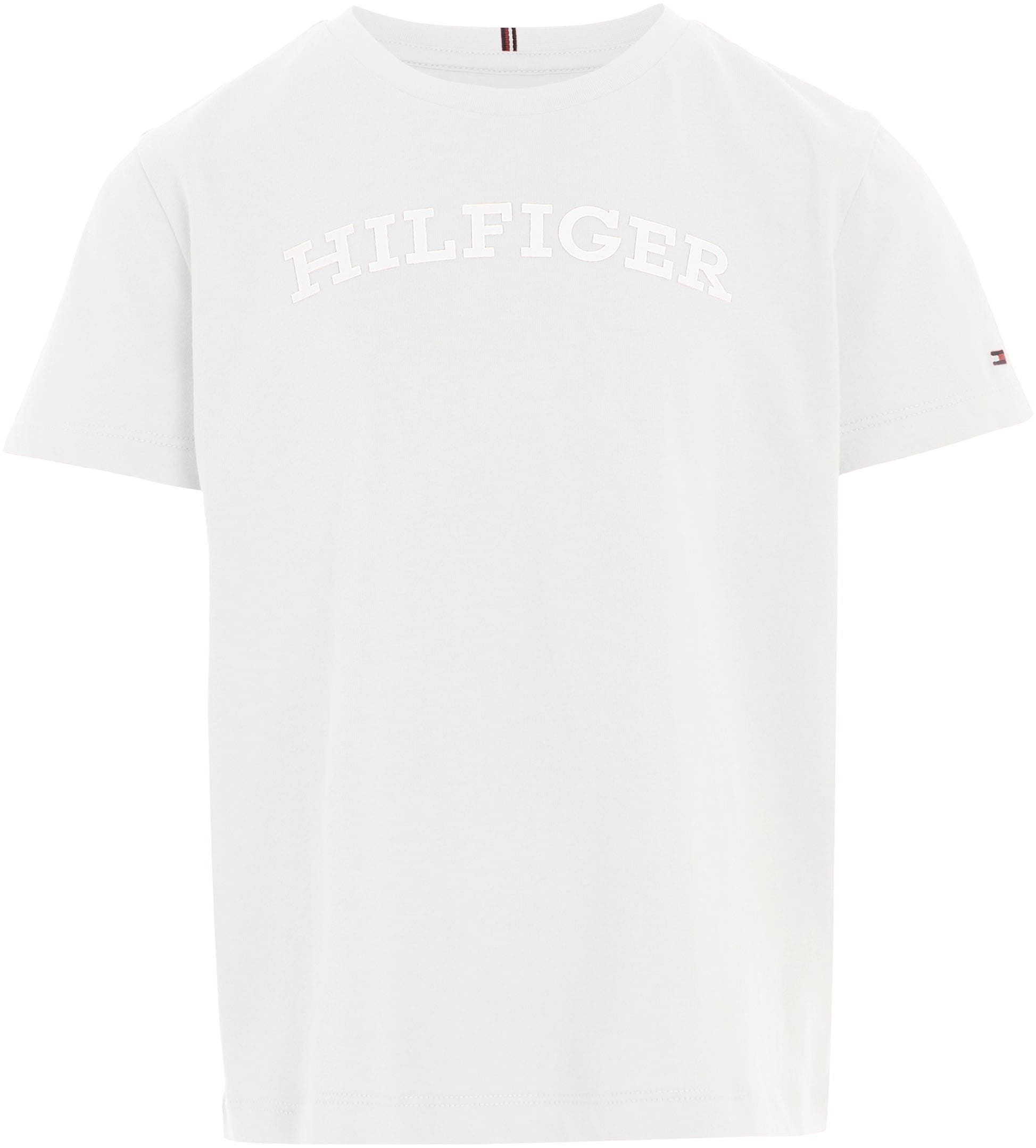 Tommy Hilfiger T-Shirt »MONOTYPE TEE S/S«, mit modischem  Hilfiger-Logoschriftzug auf der Brust im OTTO Online Shop