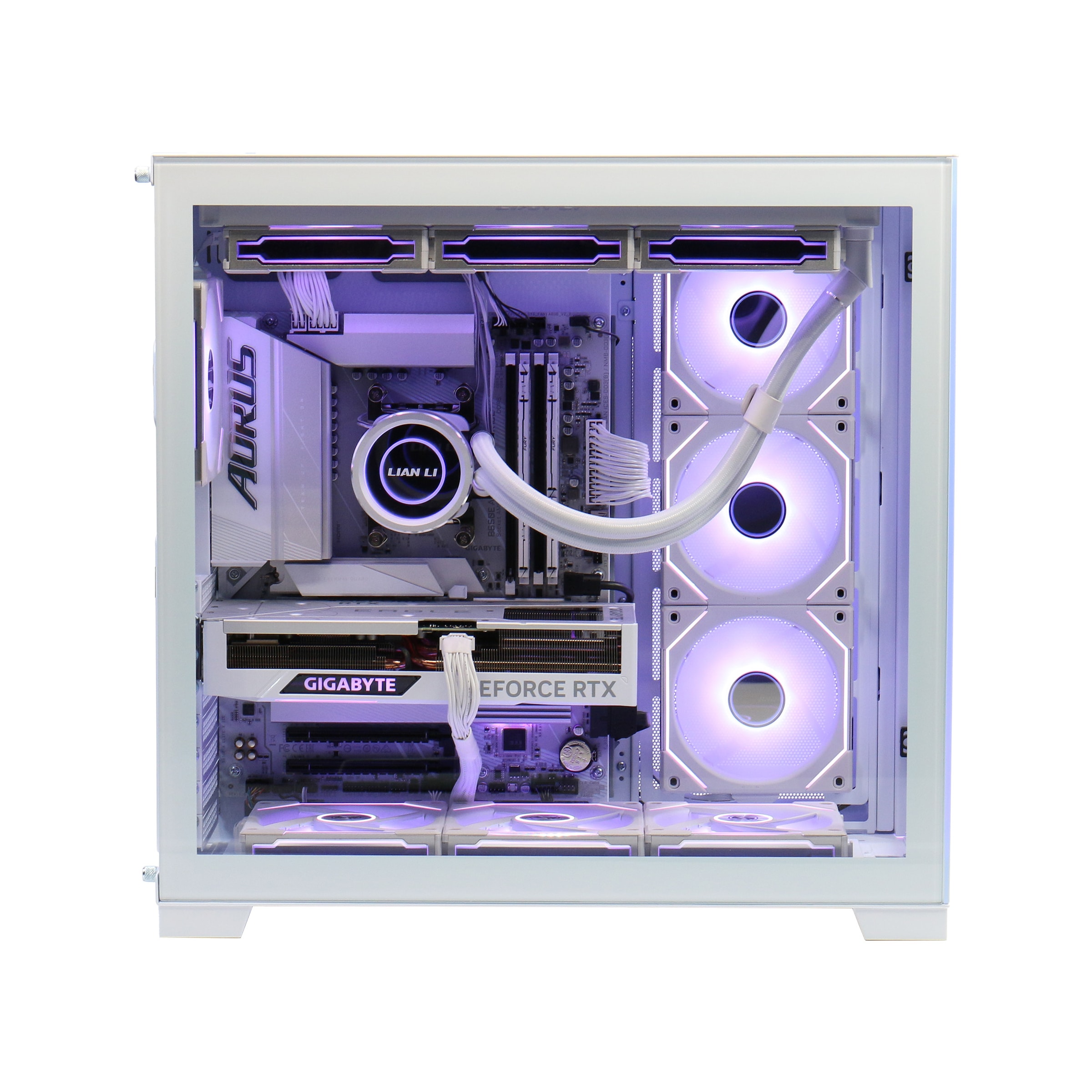 Hyrican Gaming-PC »Pure White 7364«, DDR5 RAM; PCIe Gen4; AI; Windows 11