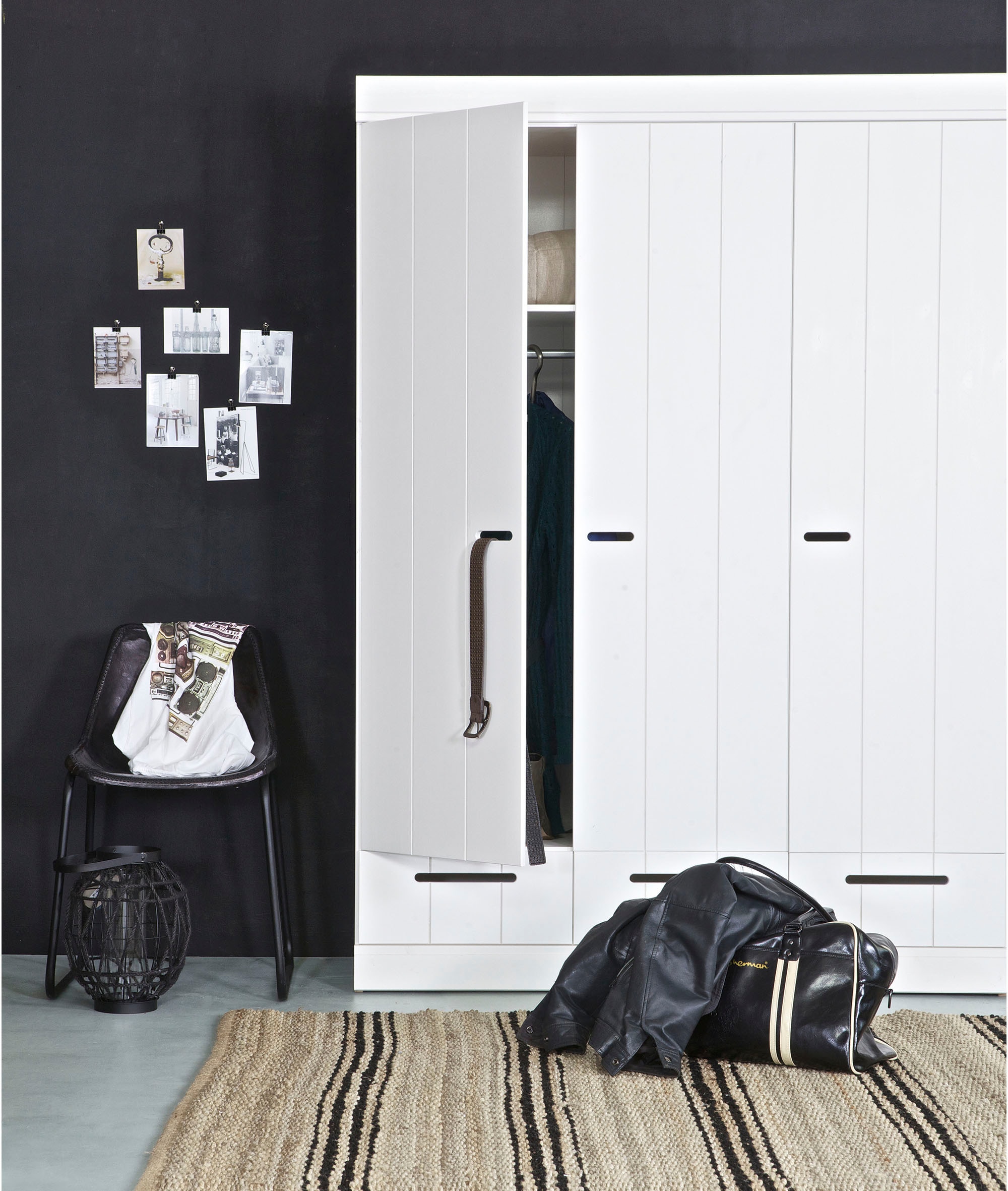 WOOOD Garderobenschrank »Connect« mit Kleiderstange, Breite 94 cm x Höhe 195 cm