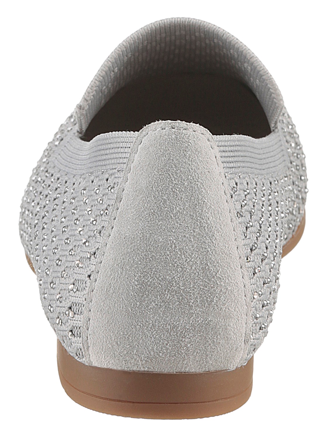Gabor Slipper, Blockabsatz, Loafer, Bequemschuh mit funkelnden Strass-Steinen