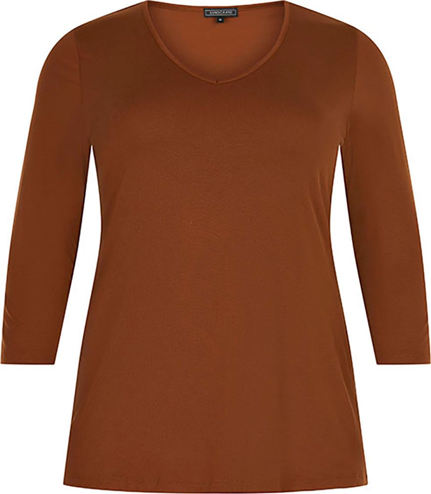 SANDGAARD 3/4-Arm-Shirt, mit 3/4-Ärmeln