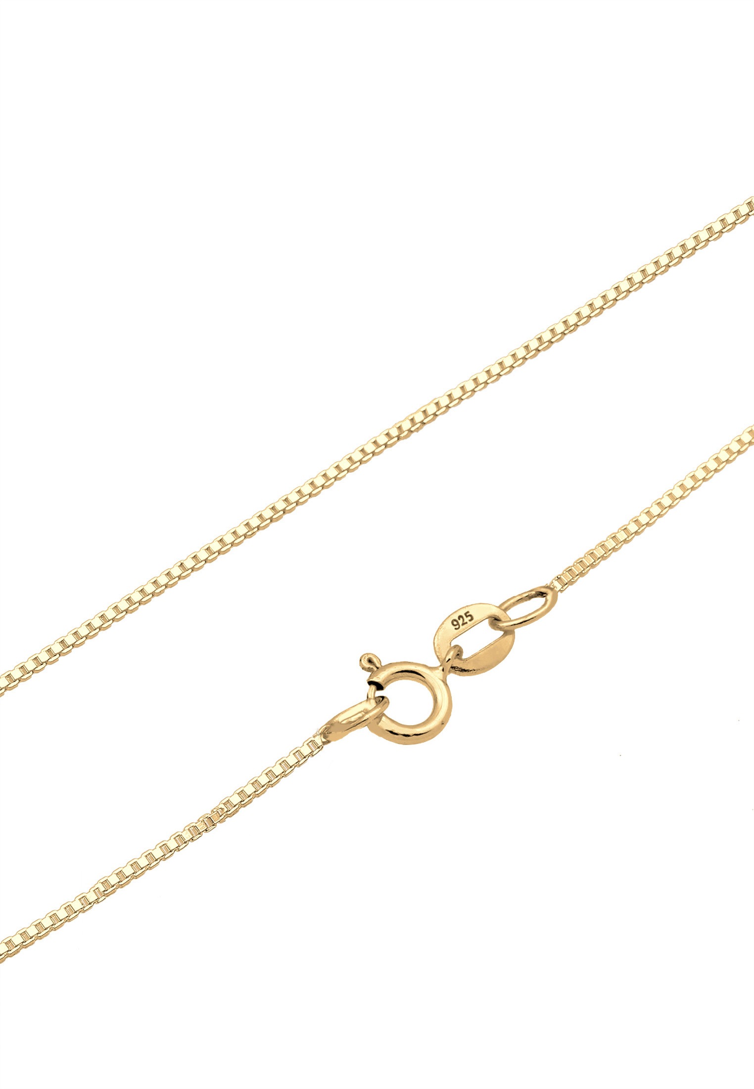 Elli Kette mit Anhänger »Halskette Anhänger Herz Schlicht Liebe Venezianer 925 Silber«