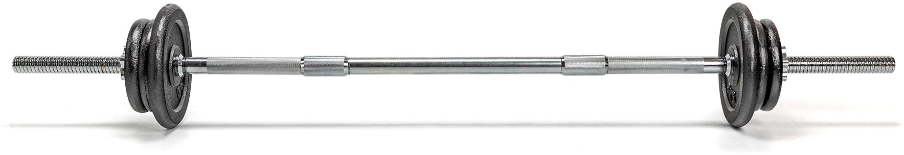 Lamar Langhantel »LHS 2000« 20 kg Set, mit Langhantelstange;mit Koffer, 11 Stk. tlg. in silberfarben